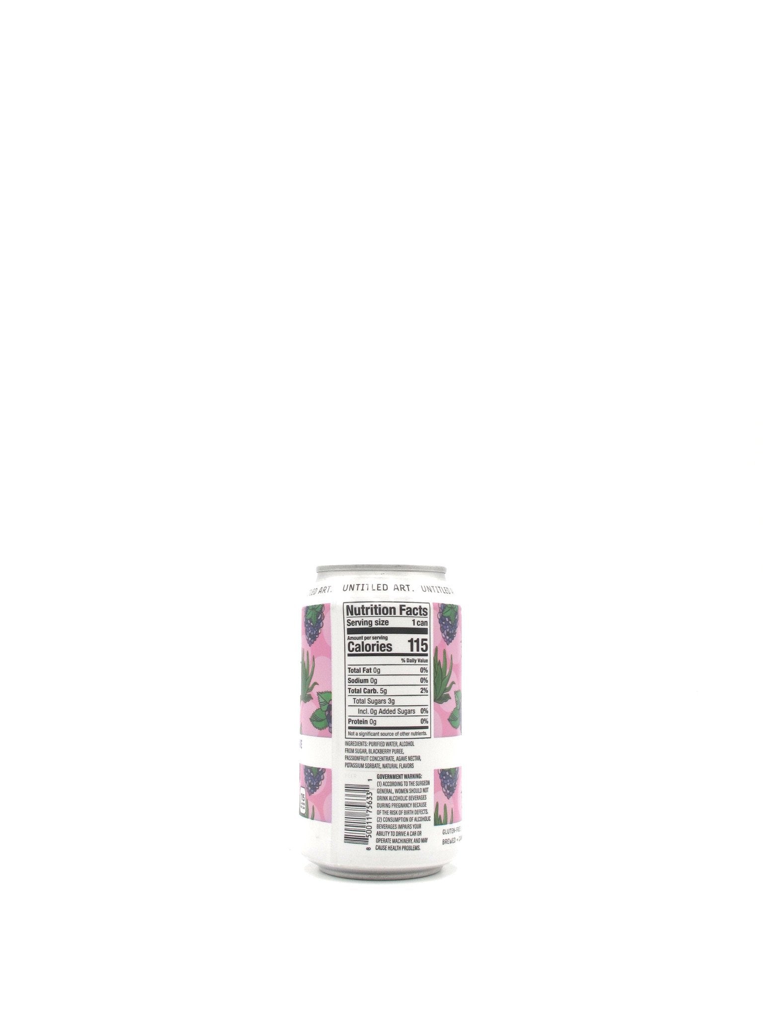 Untitled Art Florida Seltzer Blackberry Agave 12oz
