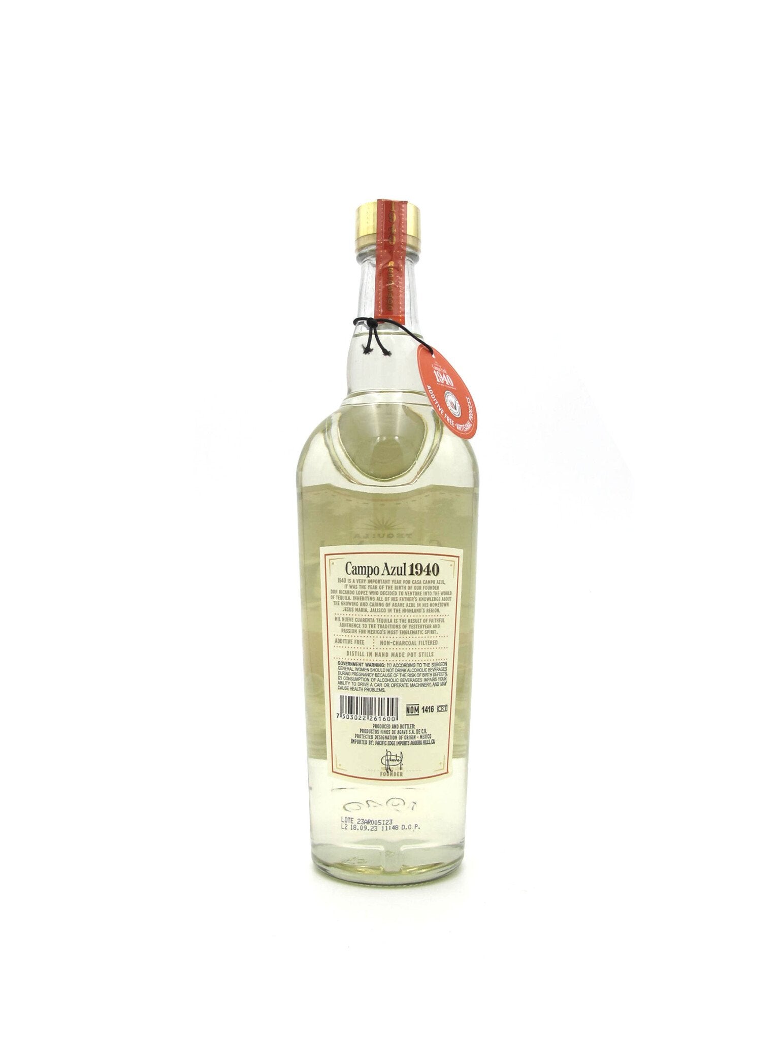 Campo Azul 1940 Reposado 750ml