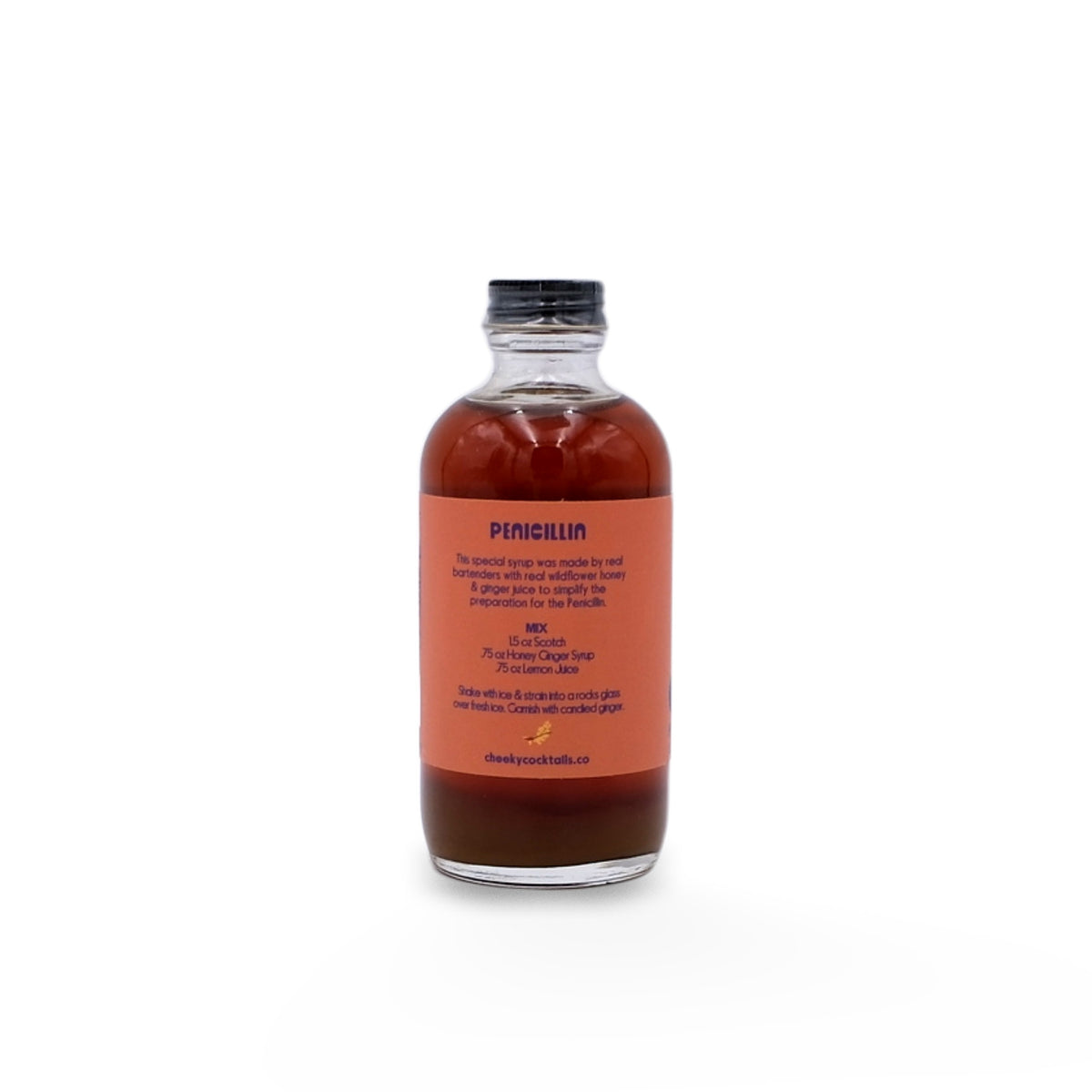 Cheeky Cocktails Honey Ginger Syrup 4oz