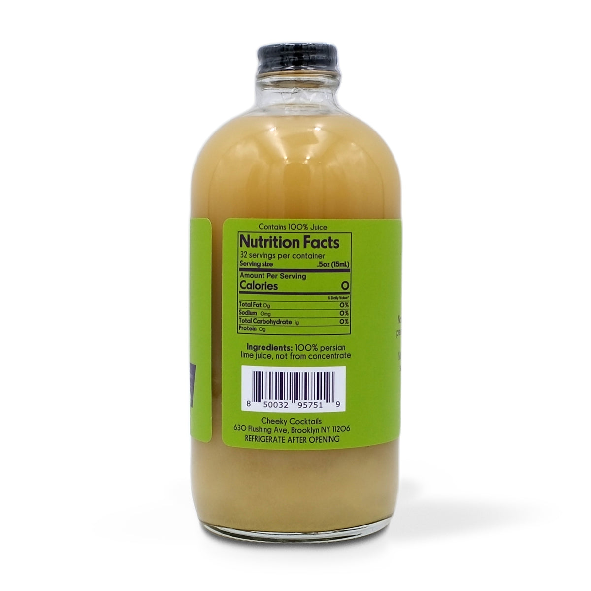 Cheeky Cocktails Lime Juice 16oz