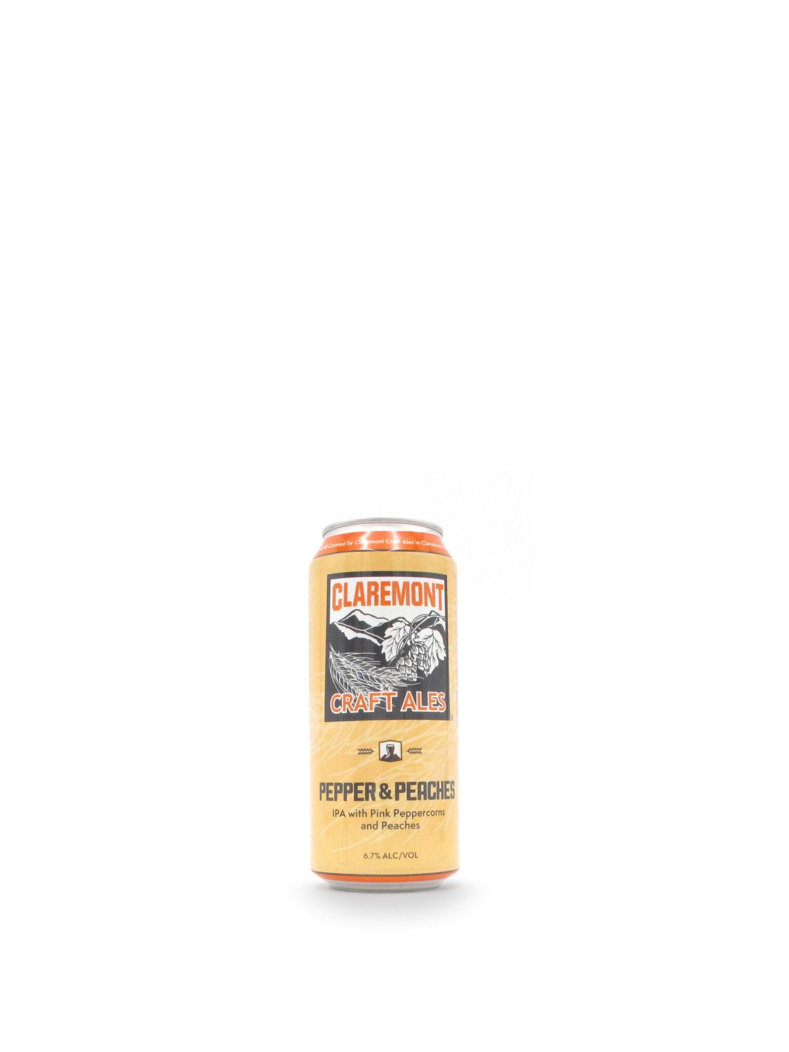 Claremont Pepper & Peaches IPA 16oz SINGLE