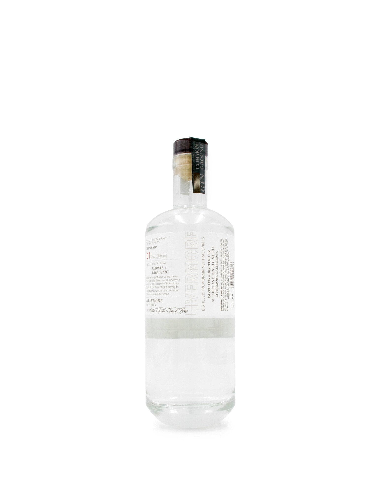 Common Ground Basil & Elderflower Gin 750ml
