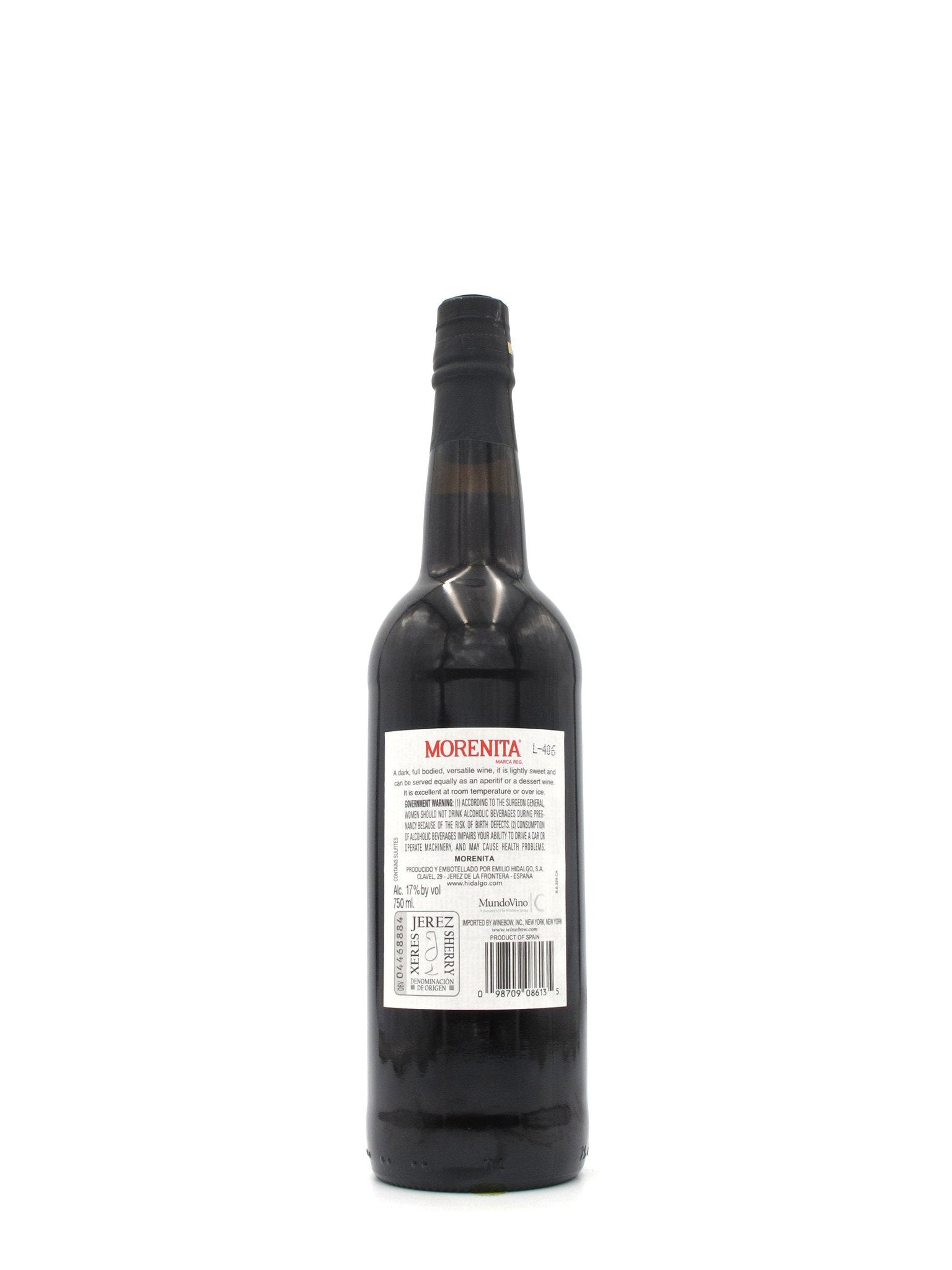 Emilio Hidalgo Morenita Cream Sherry 750ml