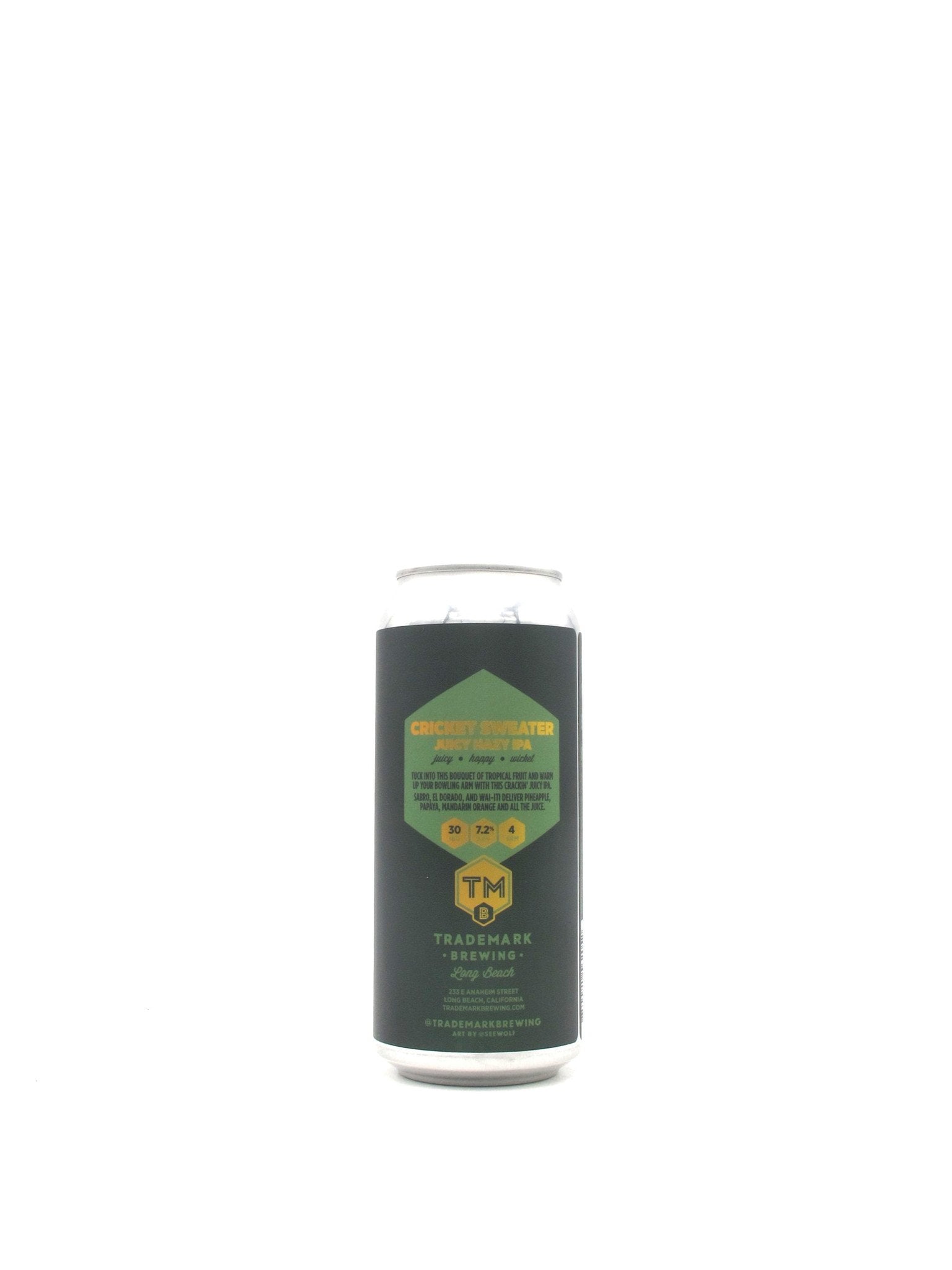 Trademark Brewing Cricket Sweater Hazy IPA 16oz
