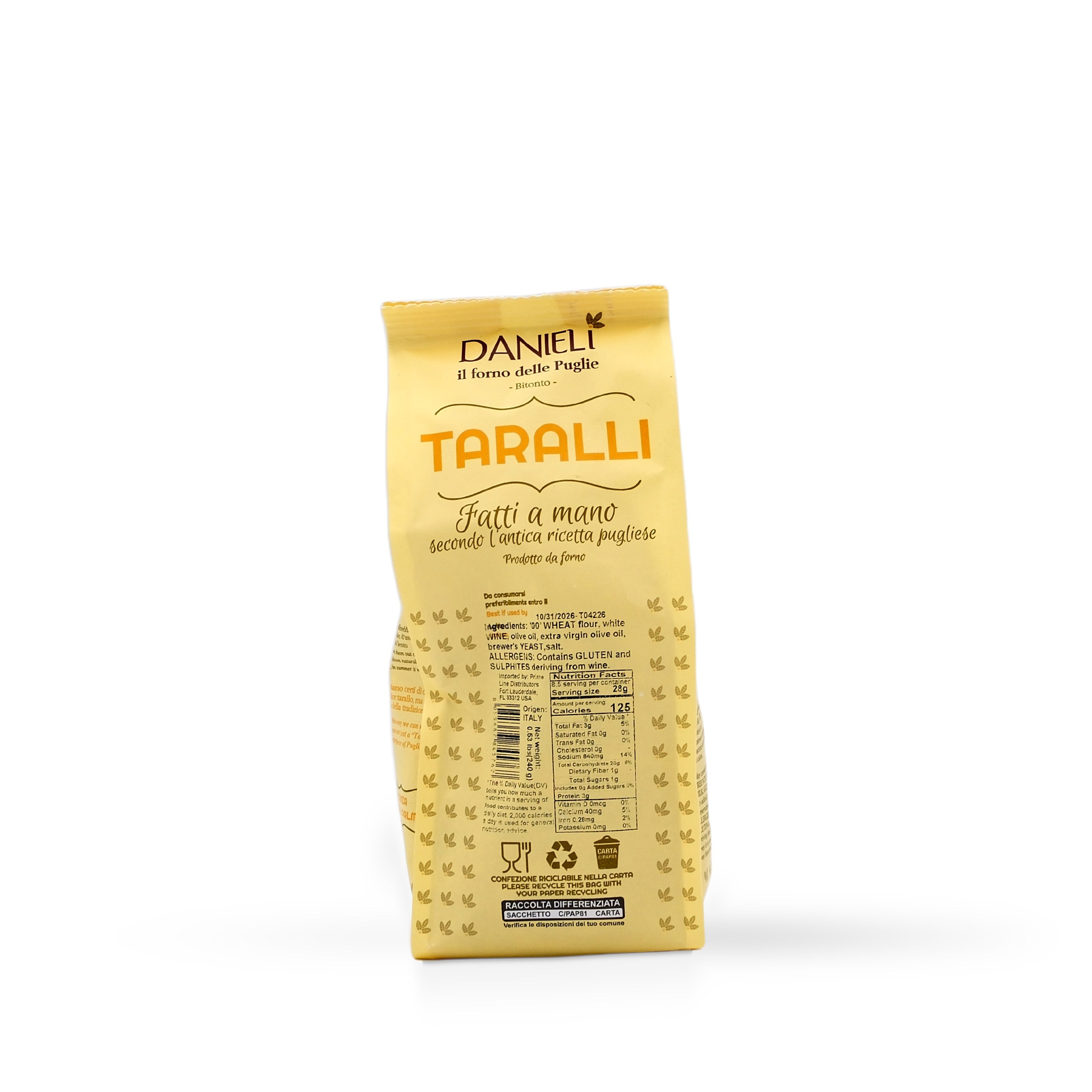 Danieli Taralli Tradizionali 240g