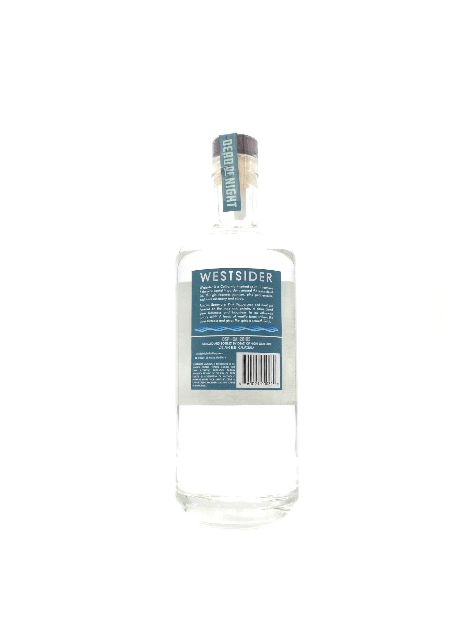 Dead of Night Westsider Gin 750mL