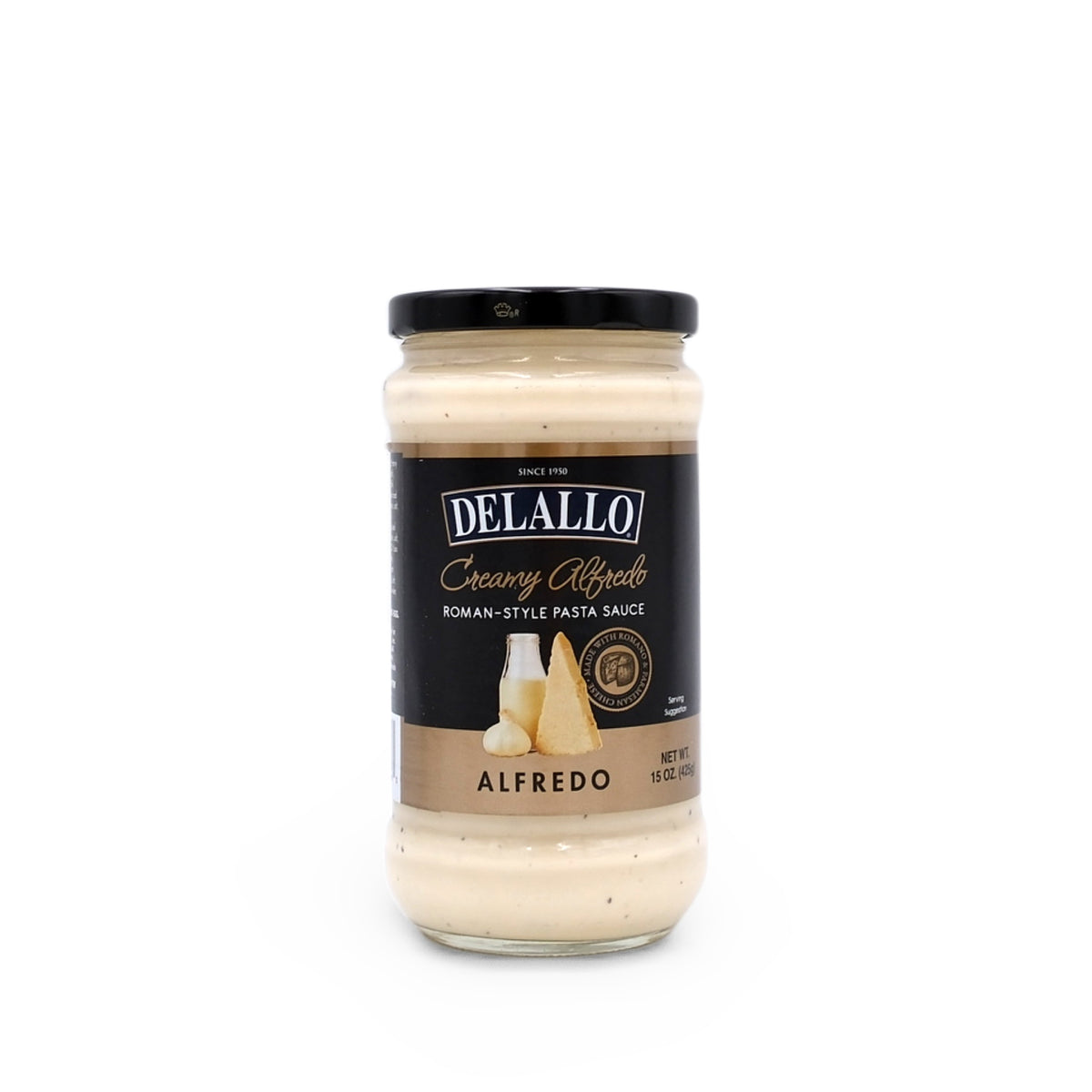 Delallo Roman-Style Creamy Alfredo Sauce 15oz/425g