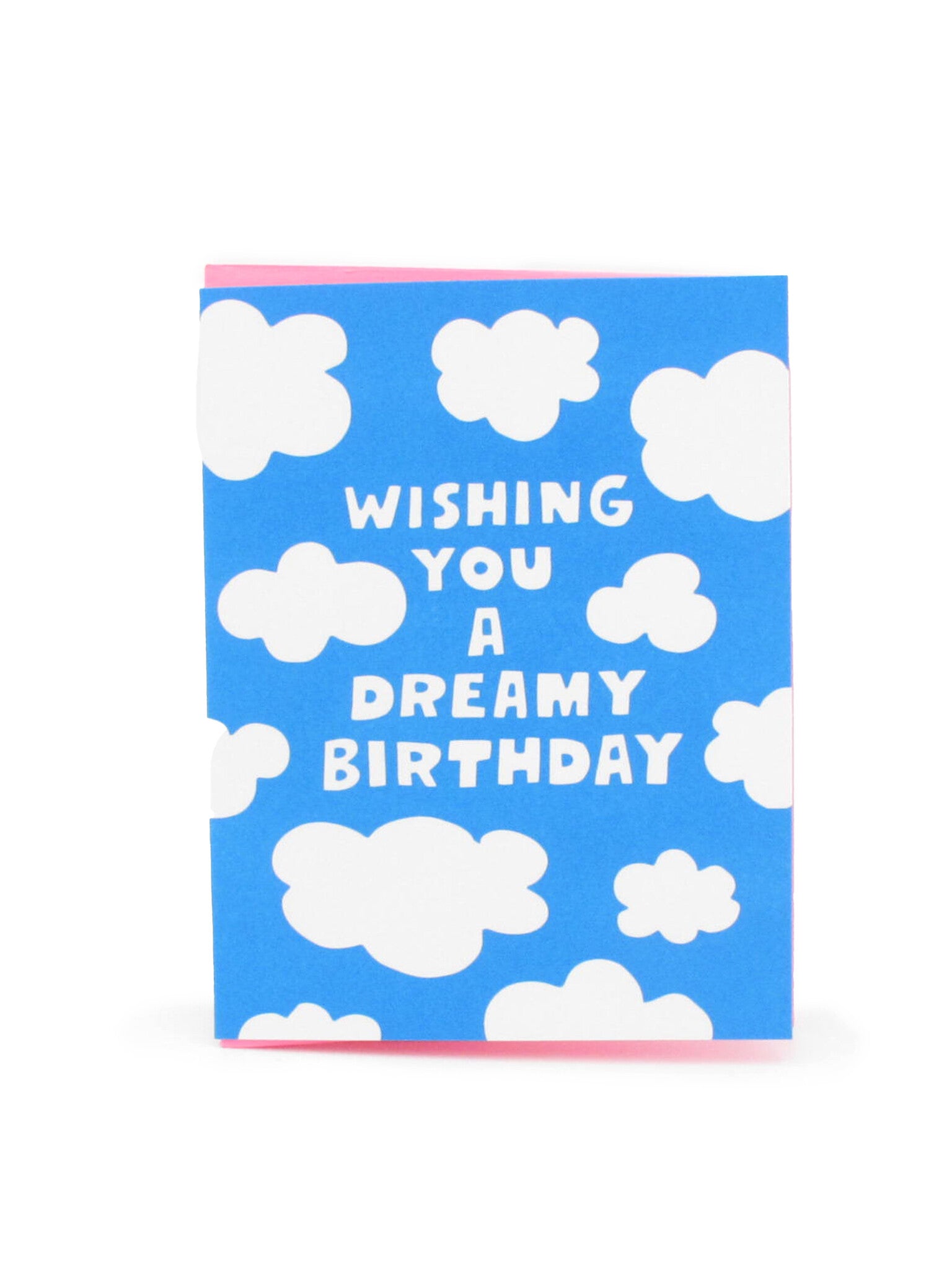 Dreamy Clouds Birthday Egg Press Greeting Card