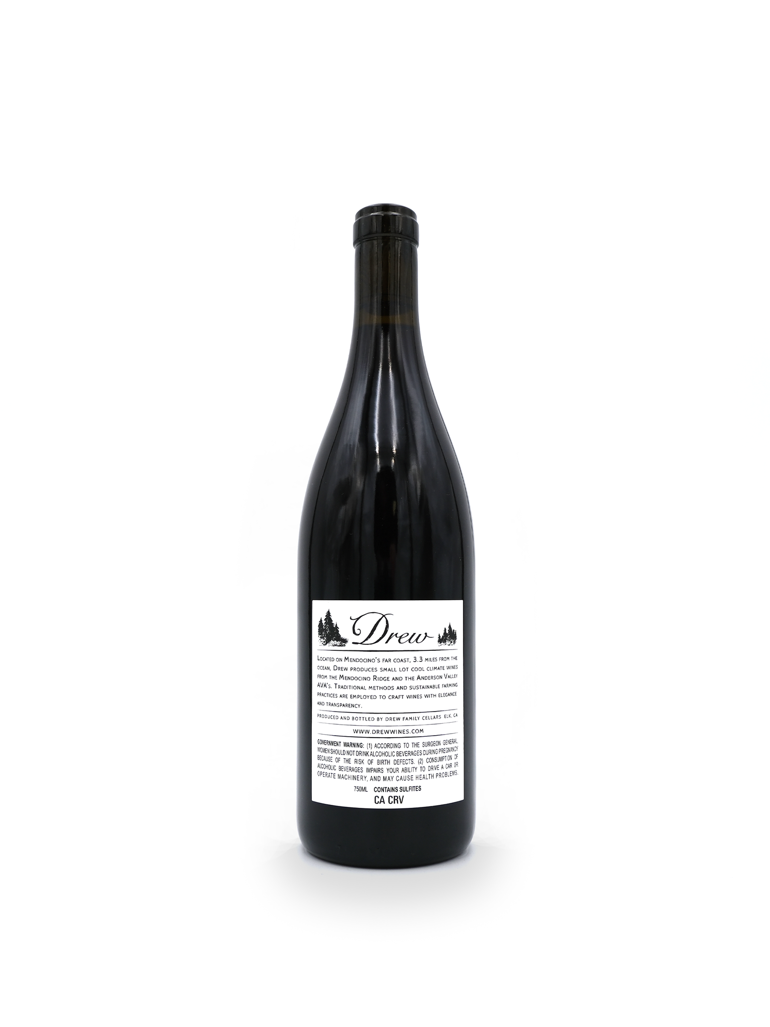 2023 Drew Family Wines 'Mid-Elevation' Pinot Noir 750mL