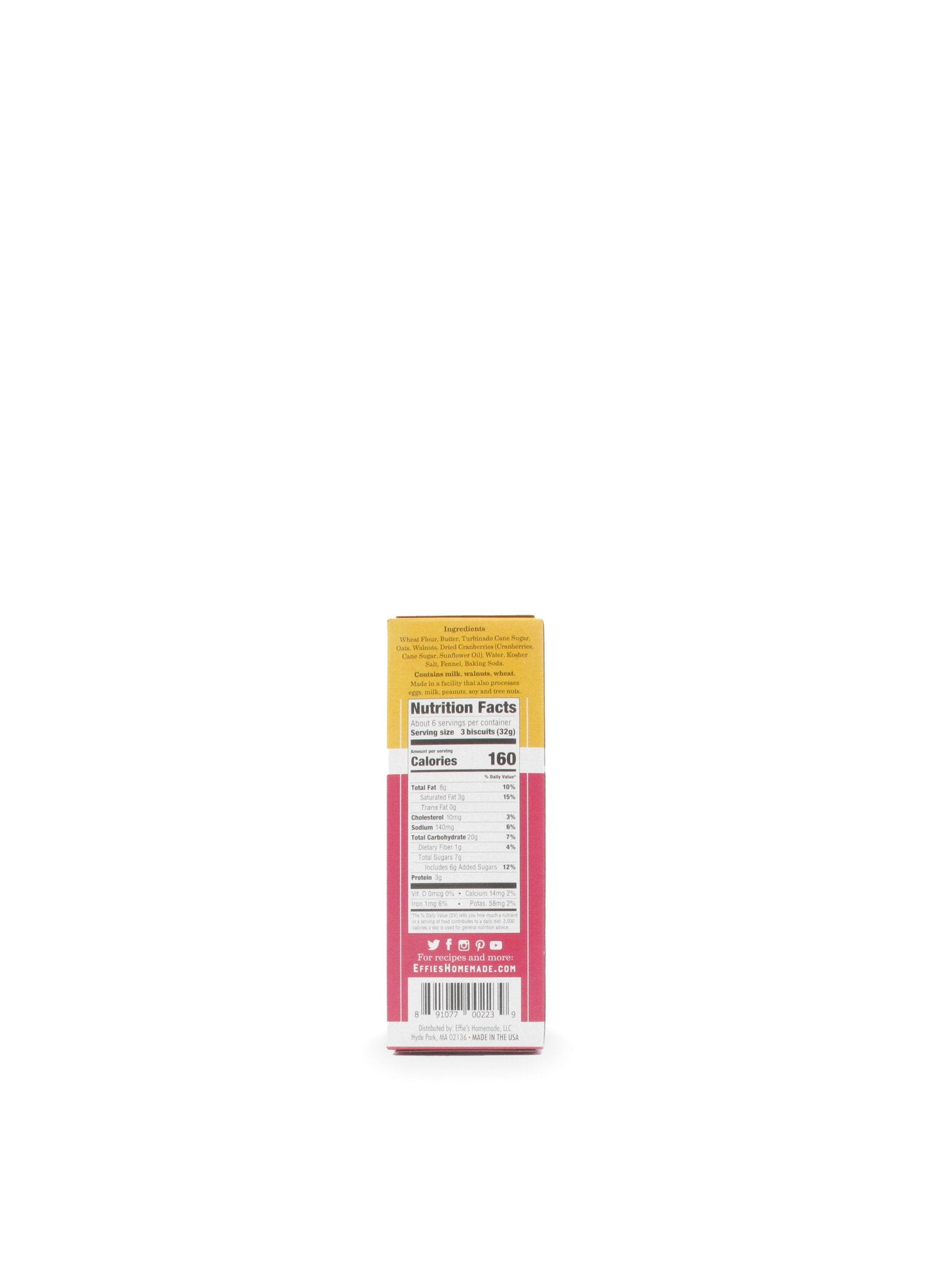 Effie’s Walnut Biscuit 7.2oz