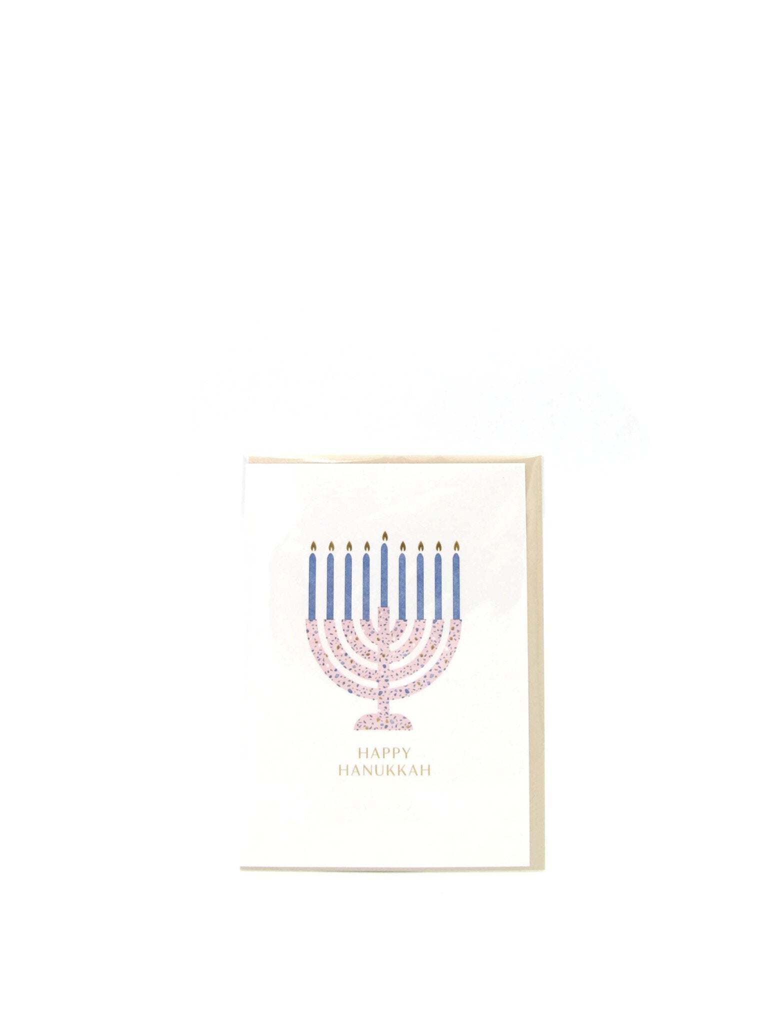 Terrazzo Menorah Elum Greeting Card