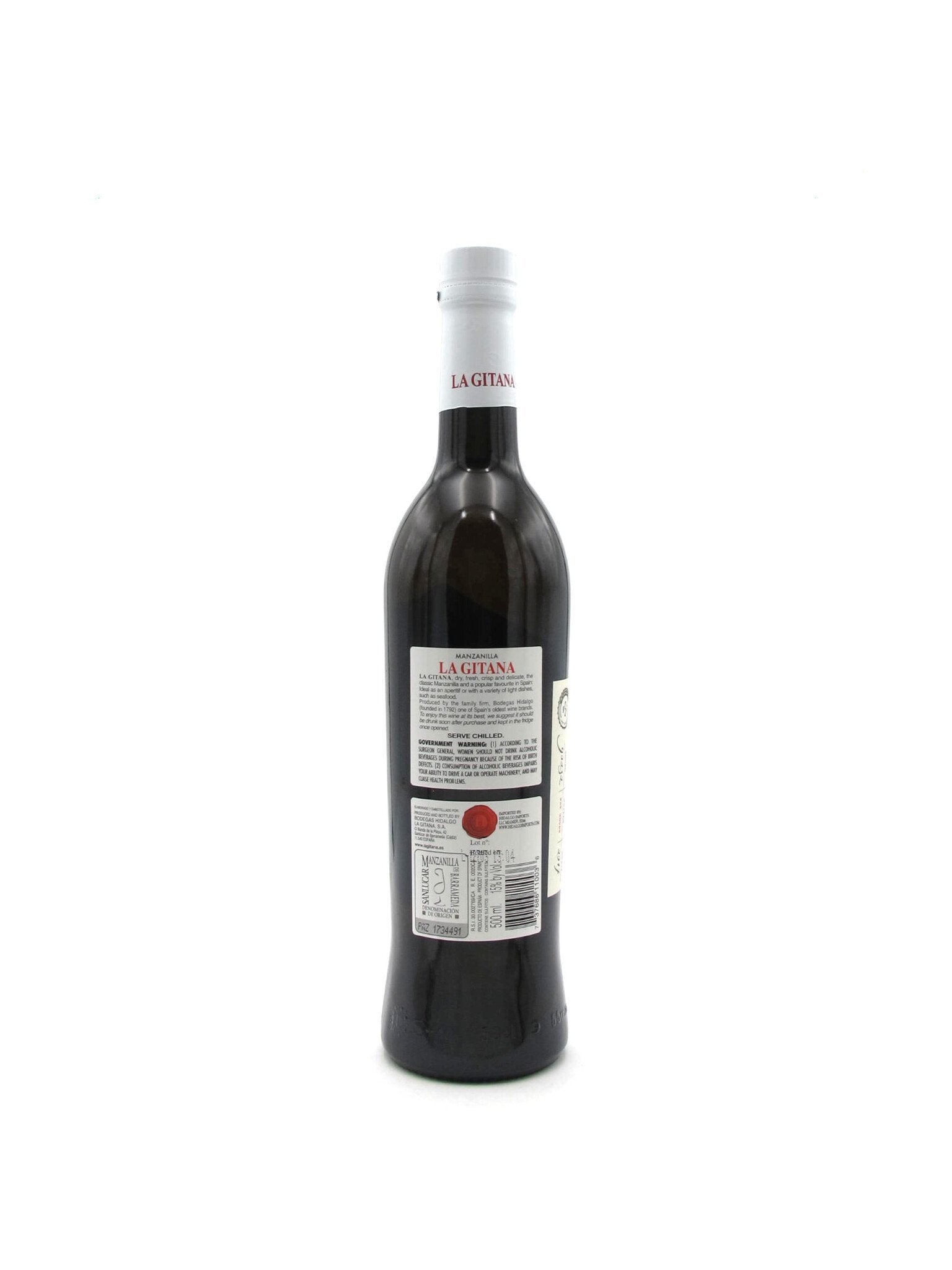 Emilio Hidalgo La Gitana Manzanilla Sherry 500ml