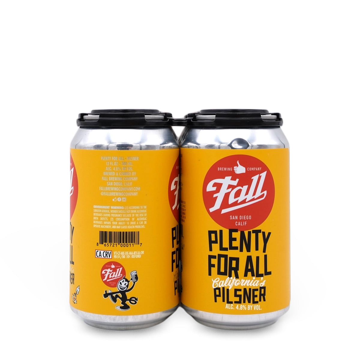 Fall Brewing Plenty for All Pilsner 12oz 6pk