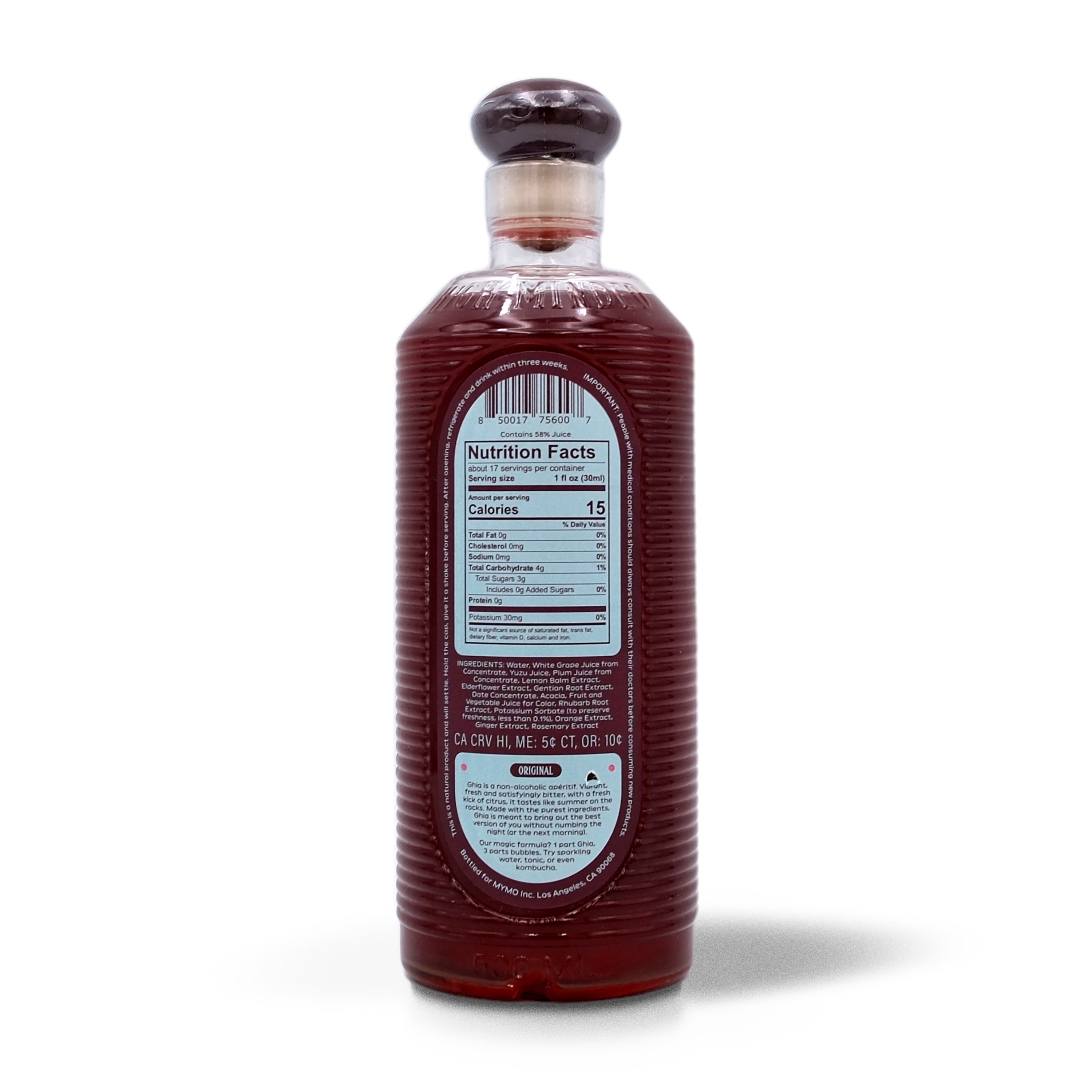Ghia Non-Alcoholic Aperitif 500mL