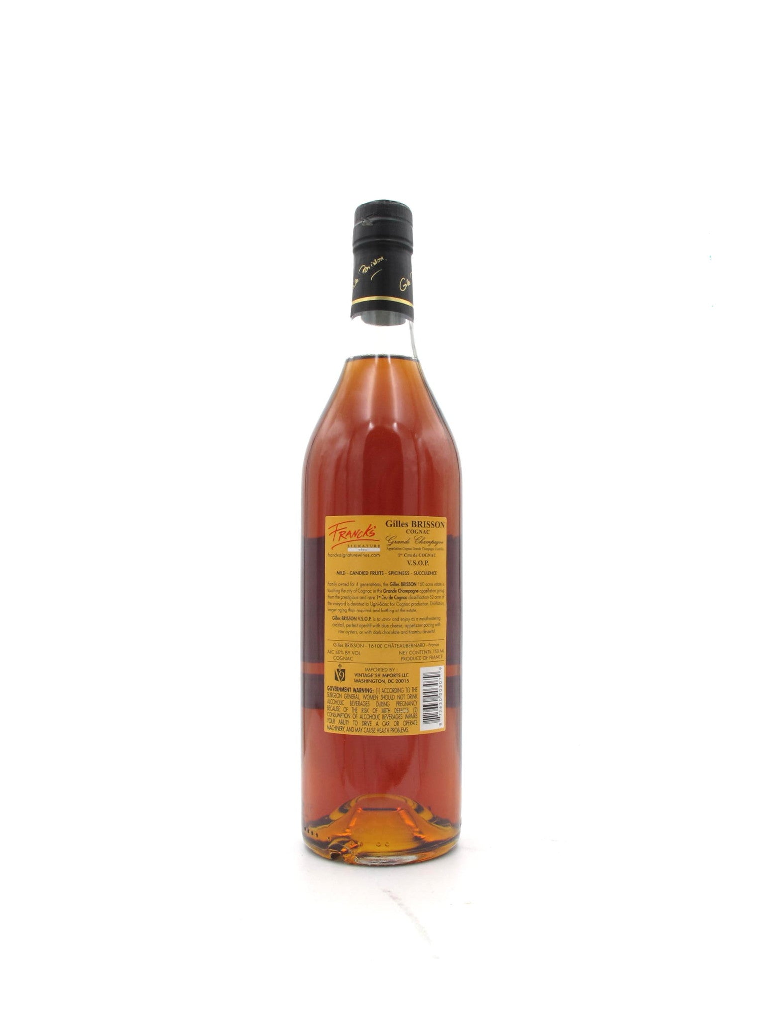 Gilles Brisson VSOP Cognac 750mL