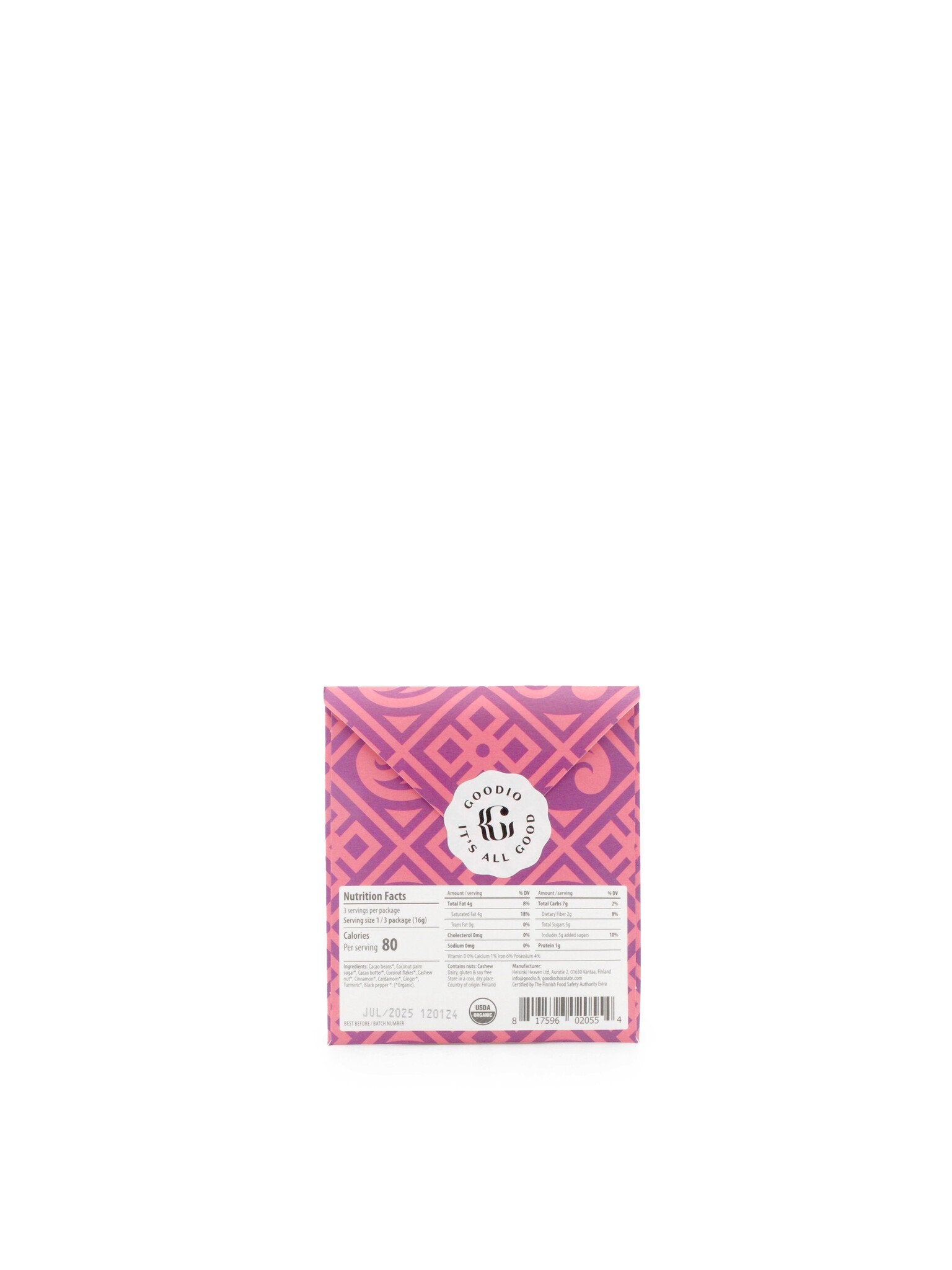 Goodio Chai Chocolate 50% 1.7oz