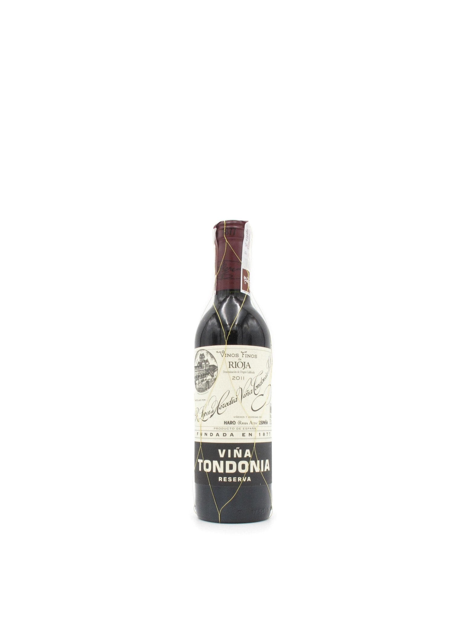 Half Bottle 2011 R. Lopez de Heredia Viña Tondonia Reserva 375ml