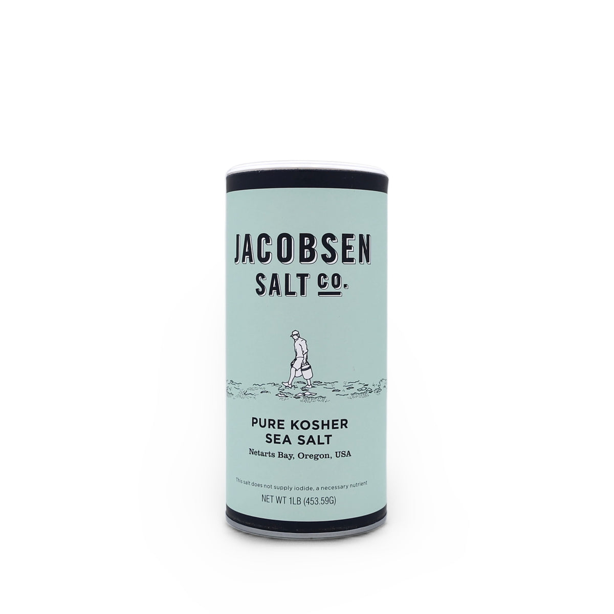 Jacobsen Pure Kosher Sea Salt Canister 1lb/454g