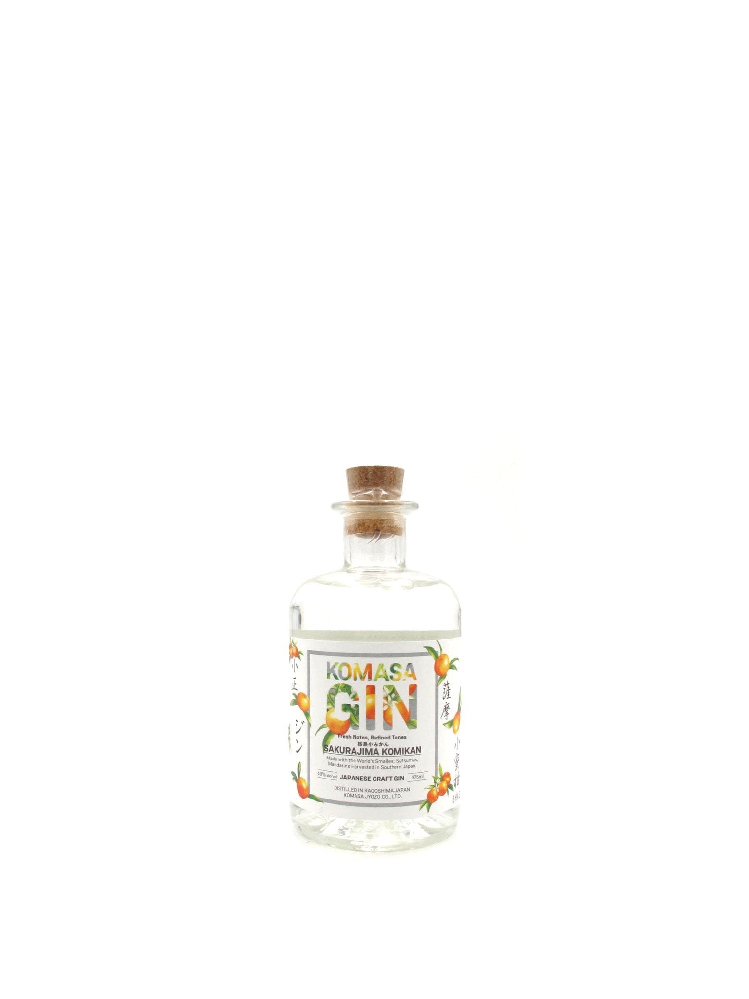 Sakurajima Komikan Komasa Japanese Craft Gin 375mL