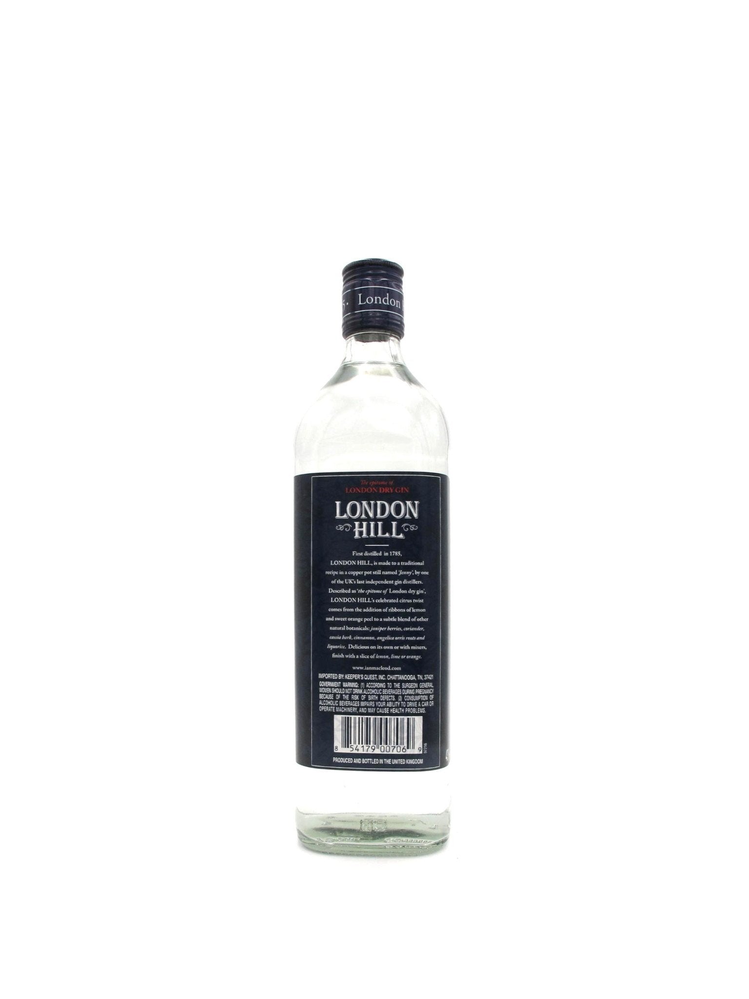 London Hill Dry Gin 750mL