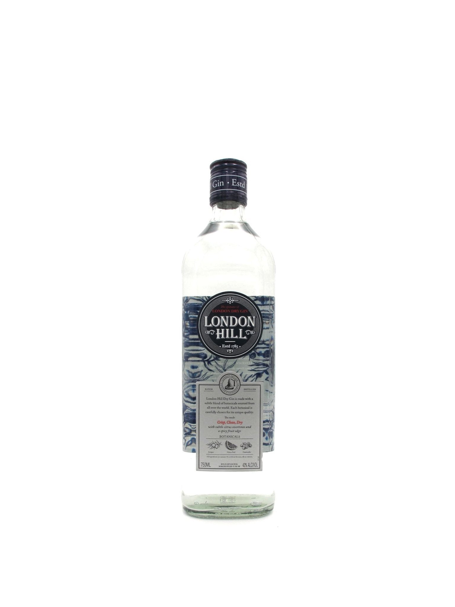 London Hill Dry Gin 750mL
