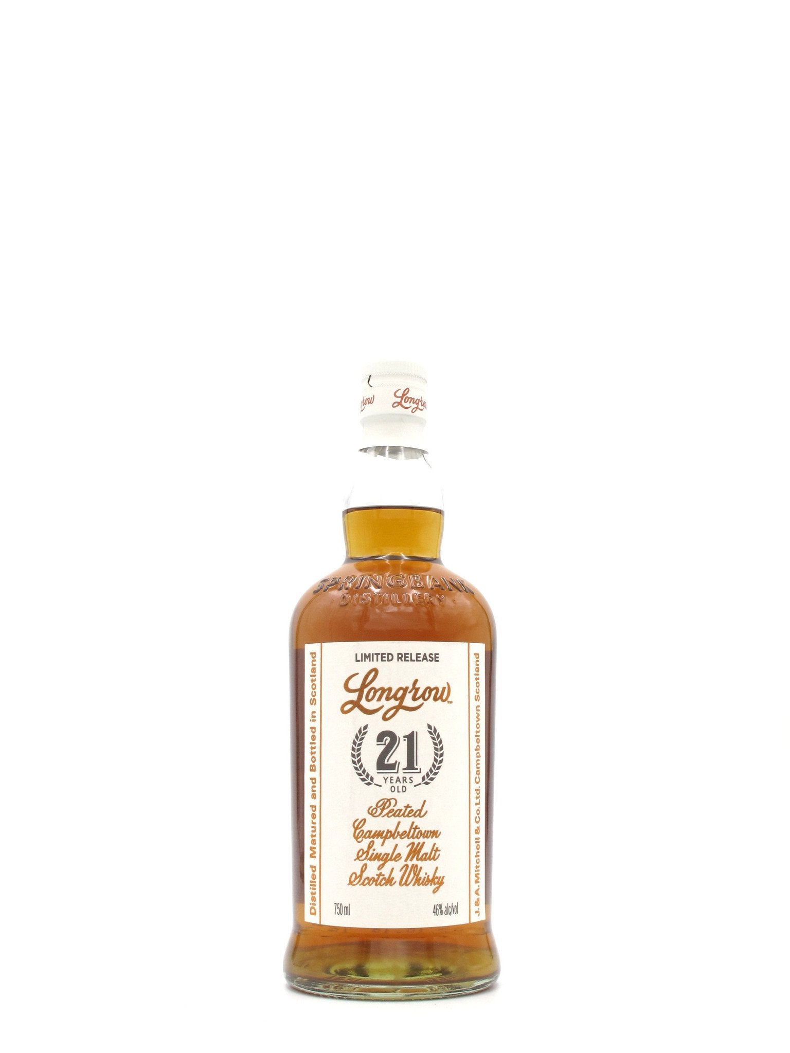 Longrow 21 Year Old Single Malt 750mL