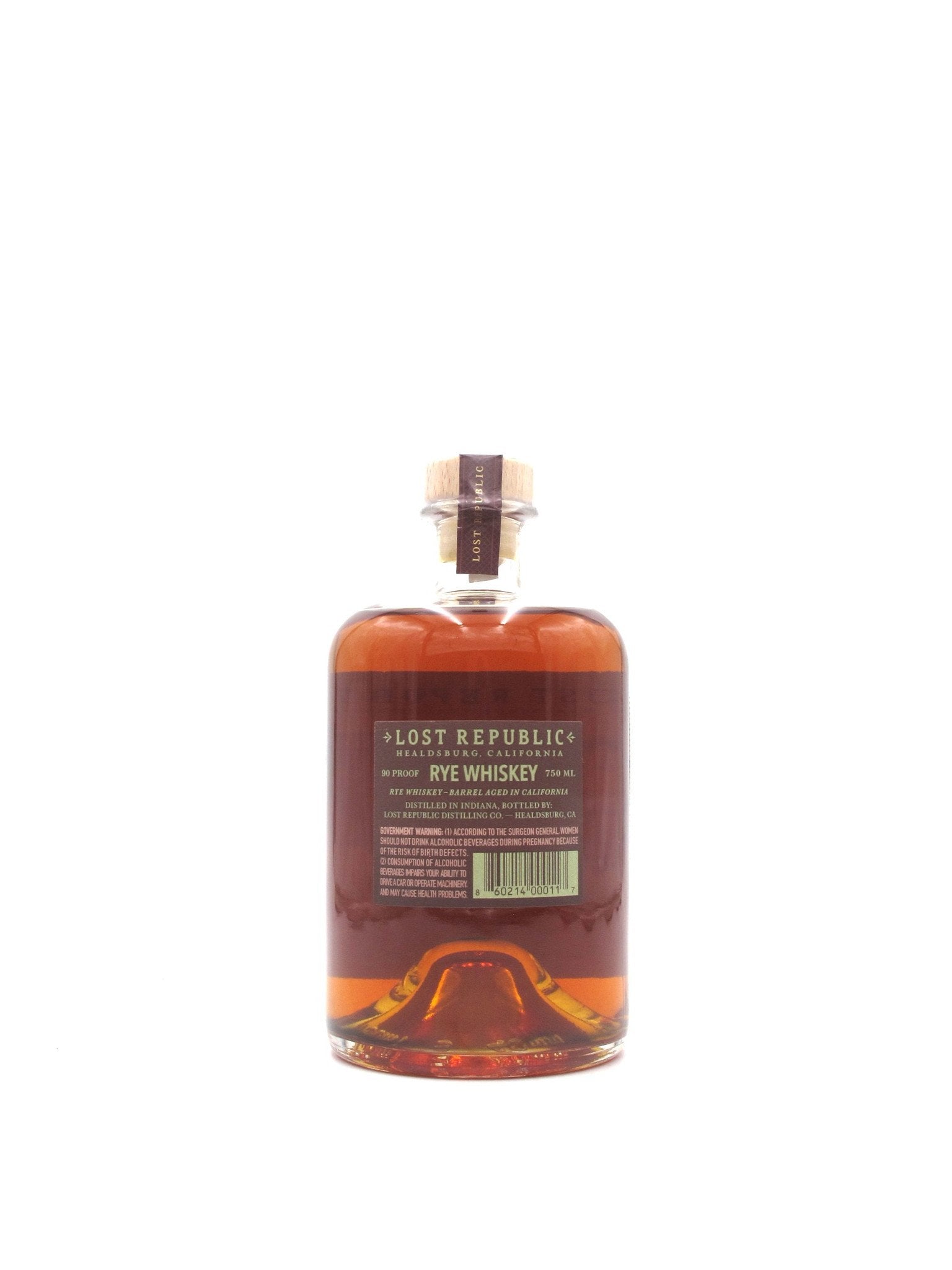 Lost Republic Rye 750mL