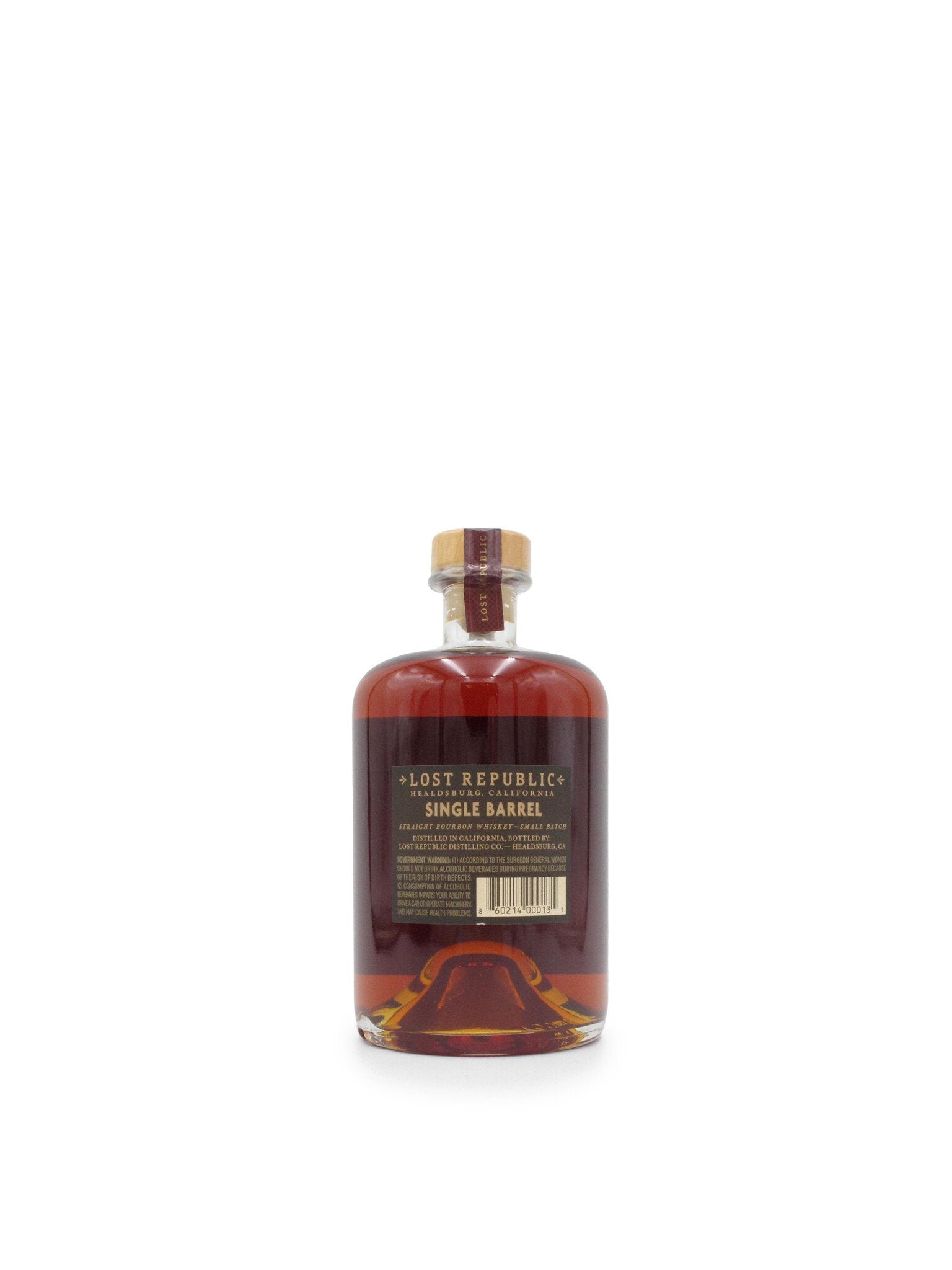 Lost Republic Single Barrel Bourbon 750mL