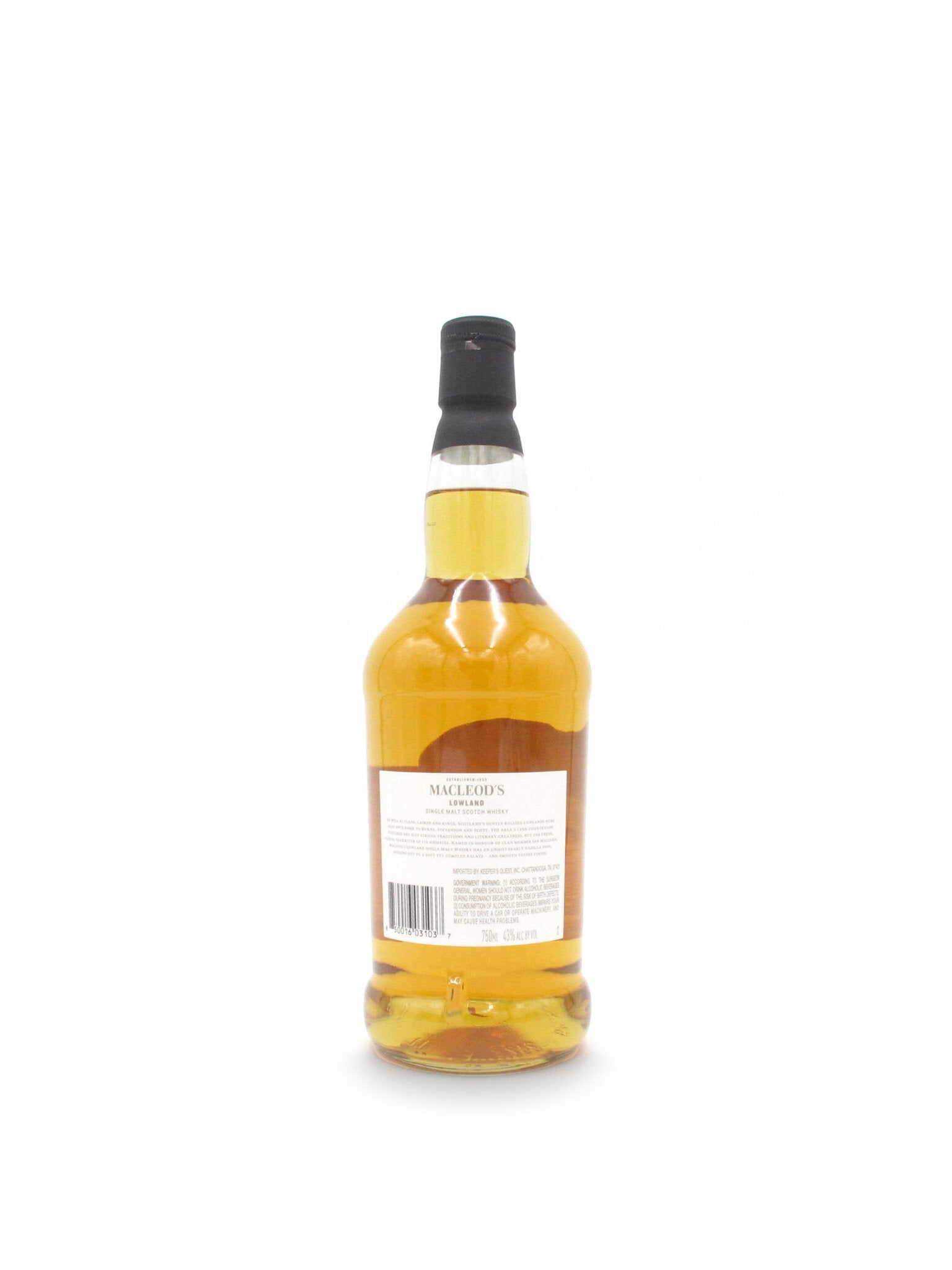 Macleod's Lowlands Single Malt Whiskey 750mL