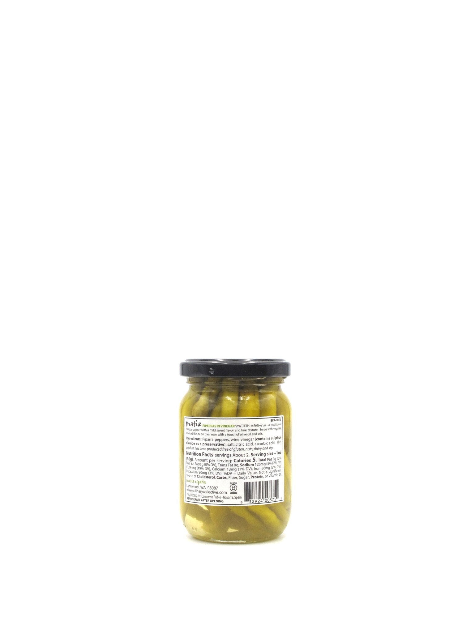 Matiz Piparra Peppers 6.4oz
