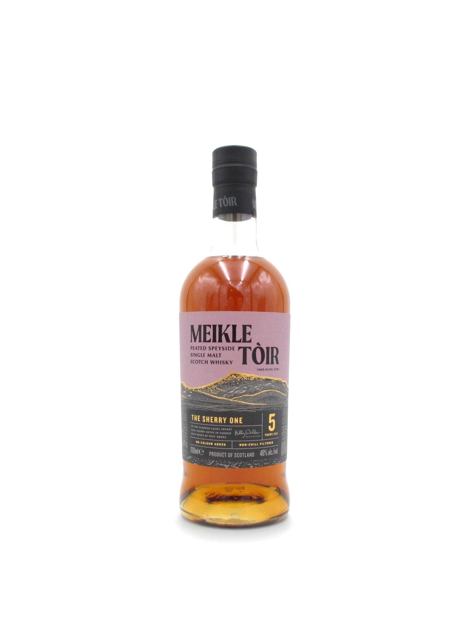Meikle Toir The Sherry One Peated Speyside 5yr Single Malt 750ml