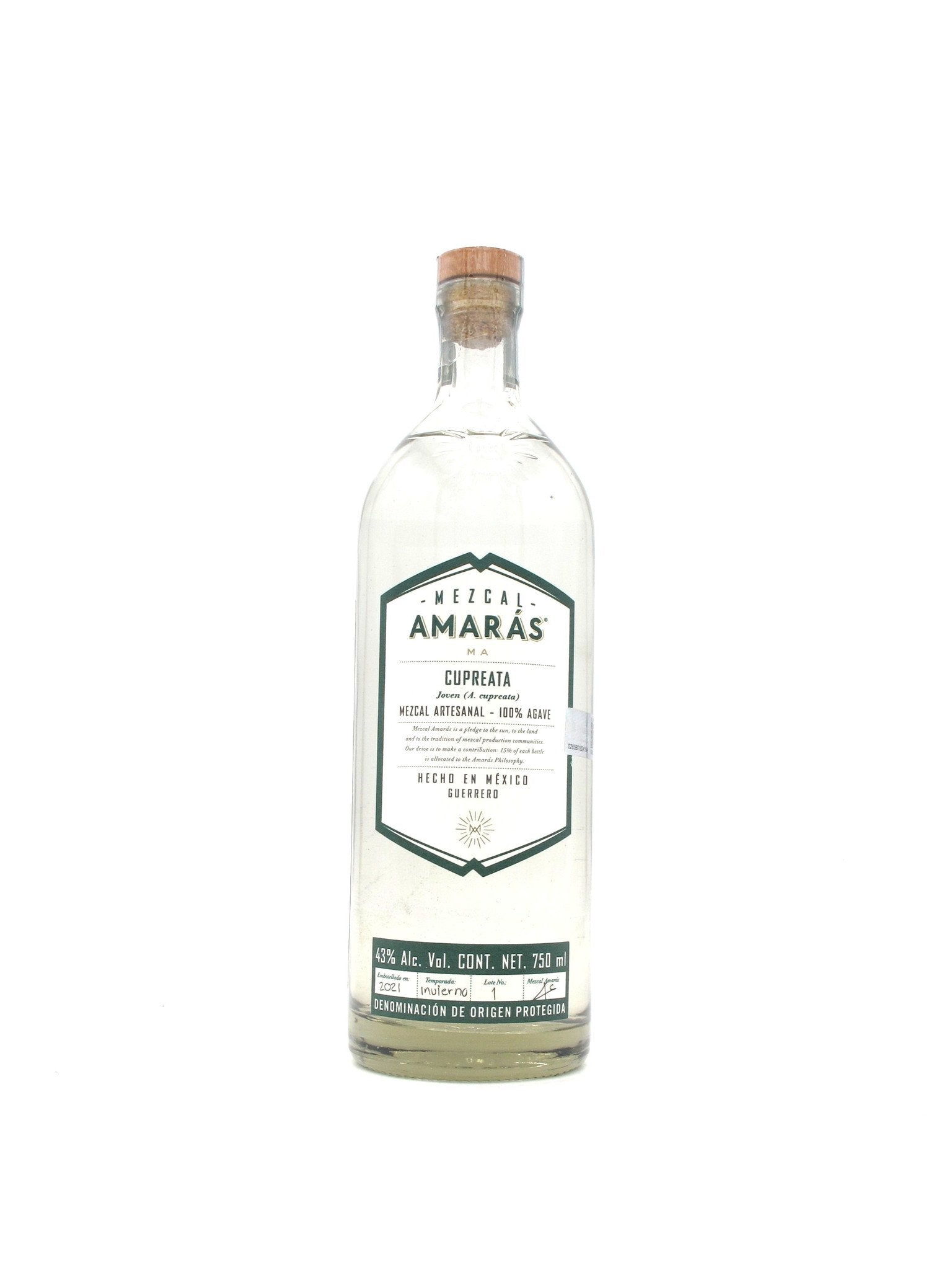 Mezcal Amaras Cupreata 750mL