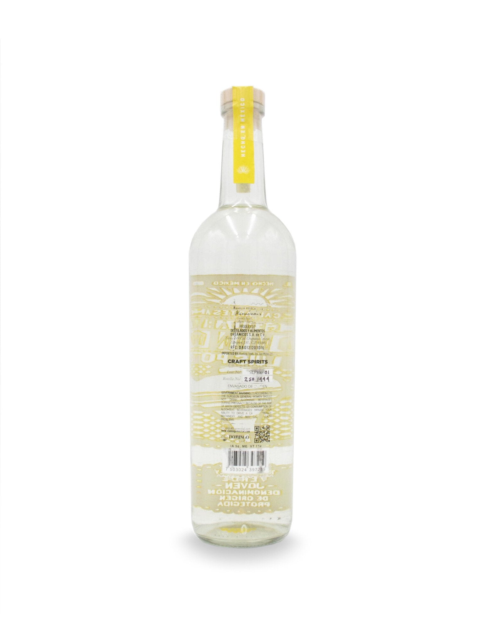 Mezcal Legendario Domingo San Luis Potosi 750mL