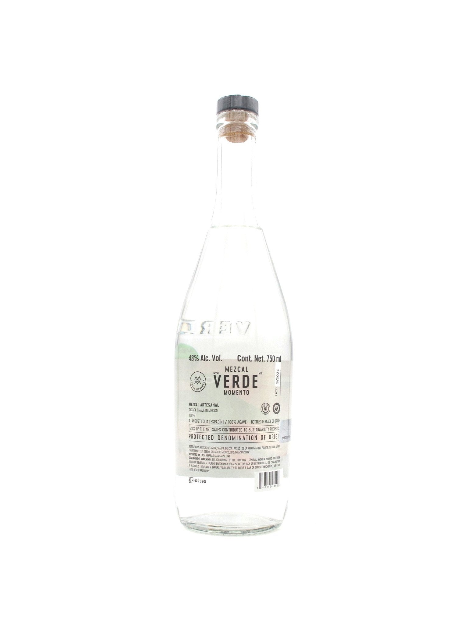 Mezcal Amaras Verde Momento Artist Series 750mL