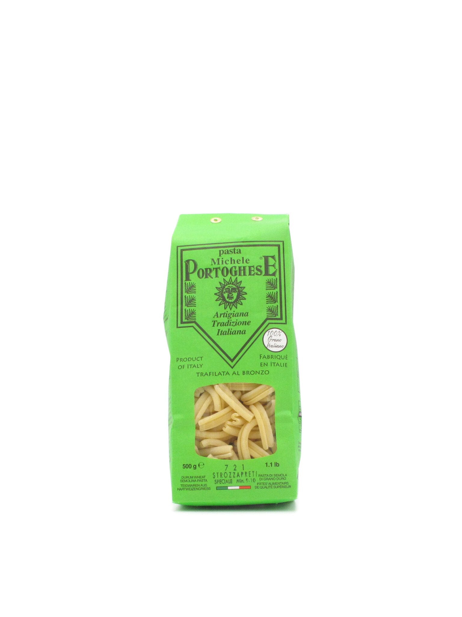 Michele Portoghese Strozzapreti Pasta - Green Line 500g