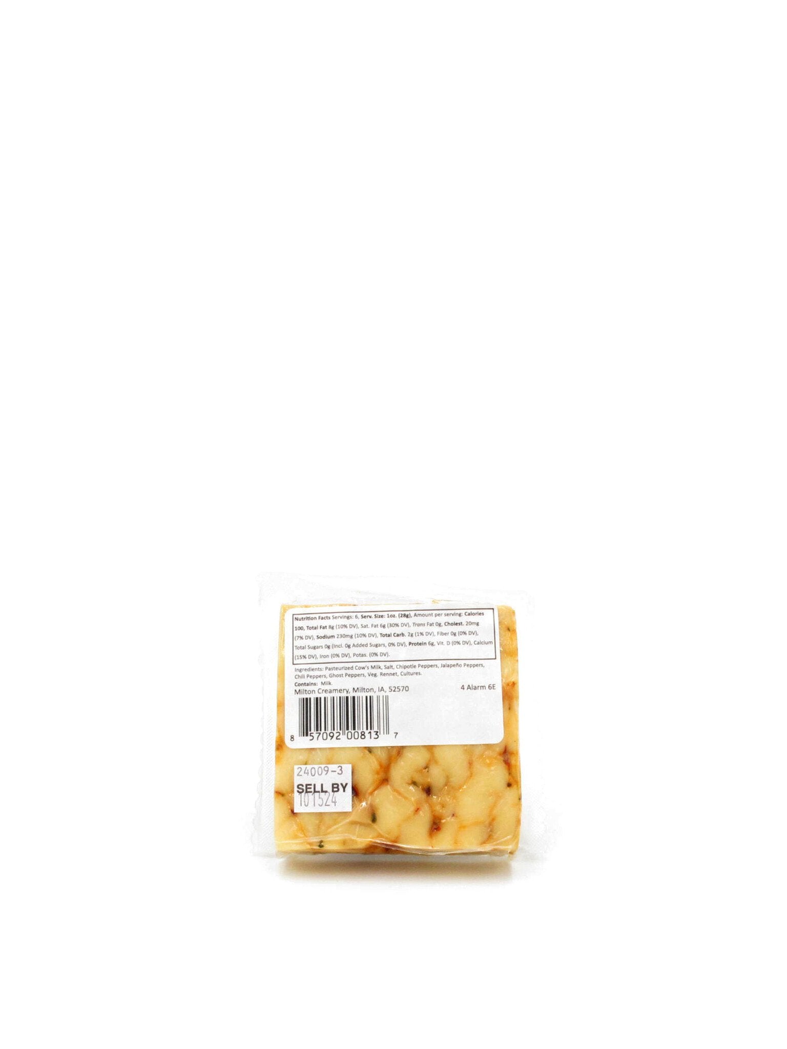Milton Creek Four Alarm Cheddar 6oz