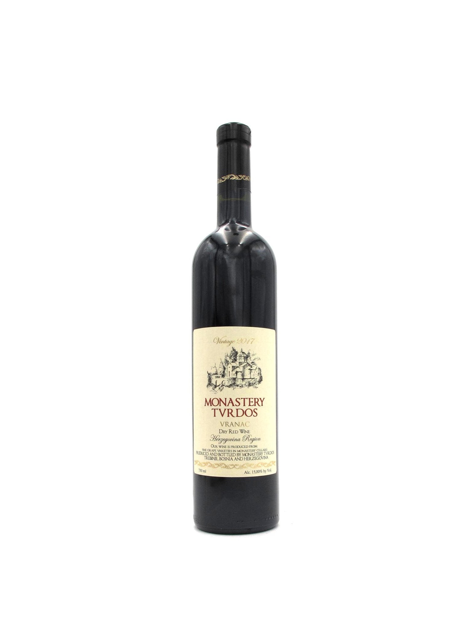 2020 Monastery Tvrdos Vranac 750ml
