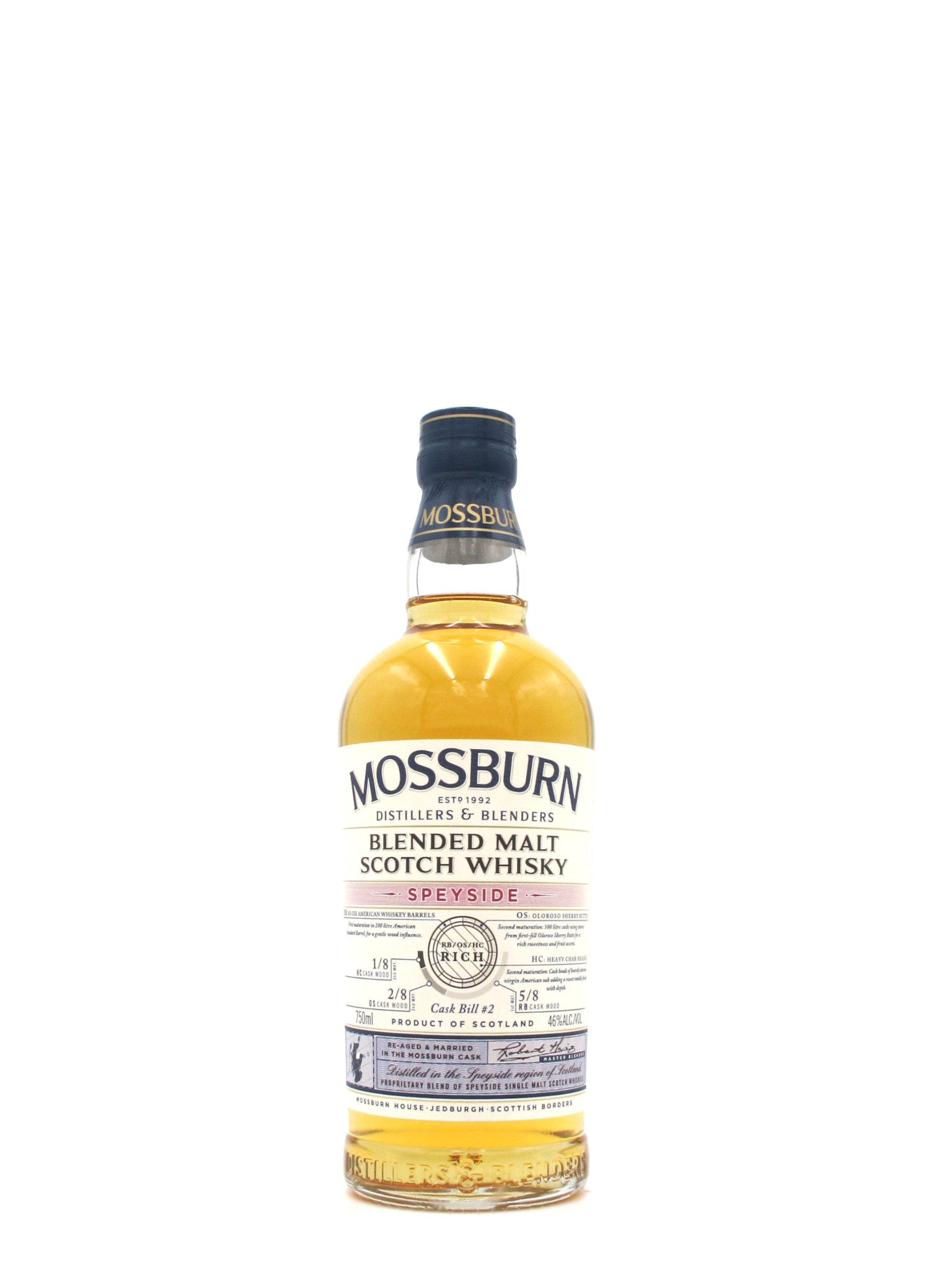 Mossburn Speyside Blended Malt 750mL