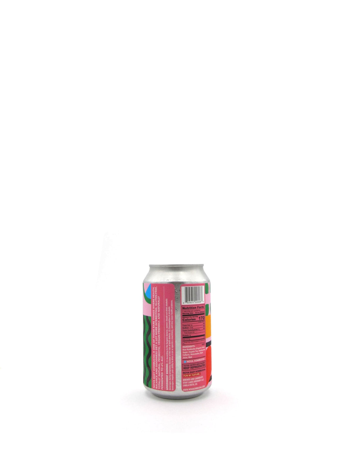 NOVA Watermelon Mint Hard Kombucha 12oz