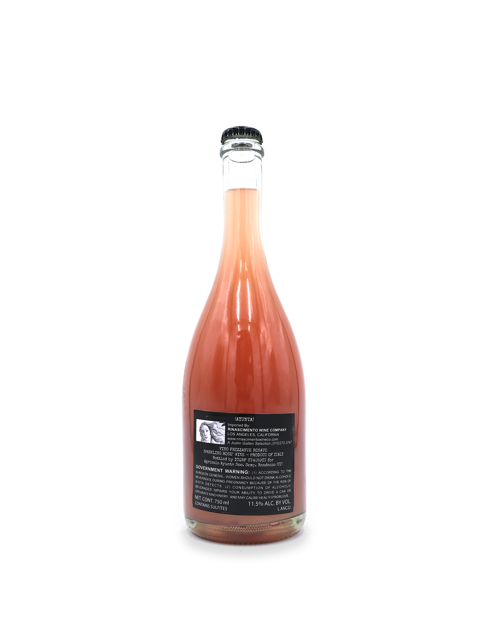 NV Ayunta Metodo Ancestrale Rosato 750ml