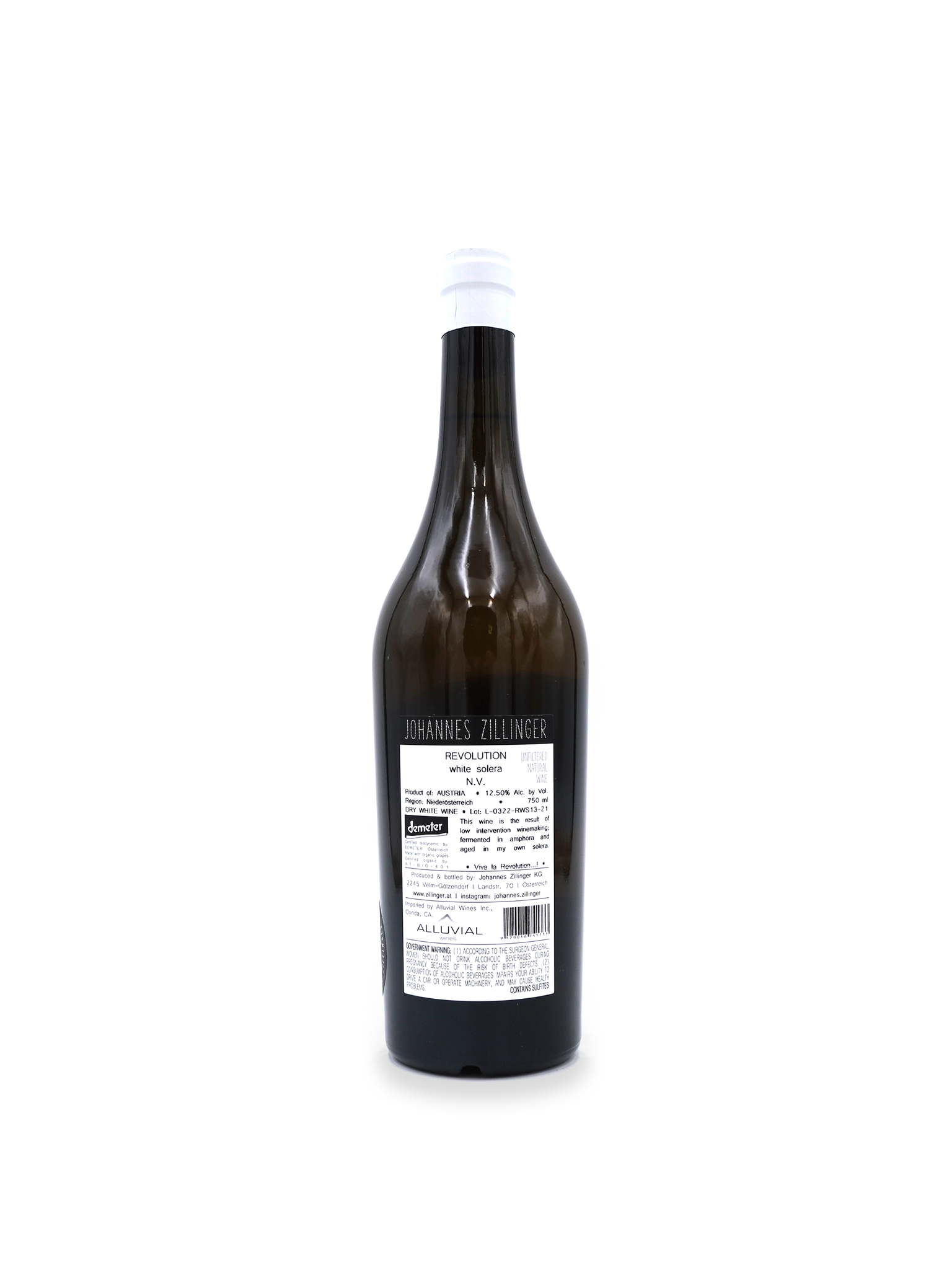 NV Johannes Zillinger Revolution White 750mL