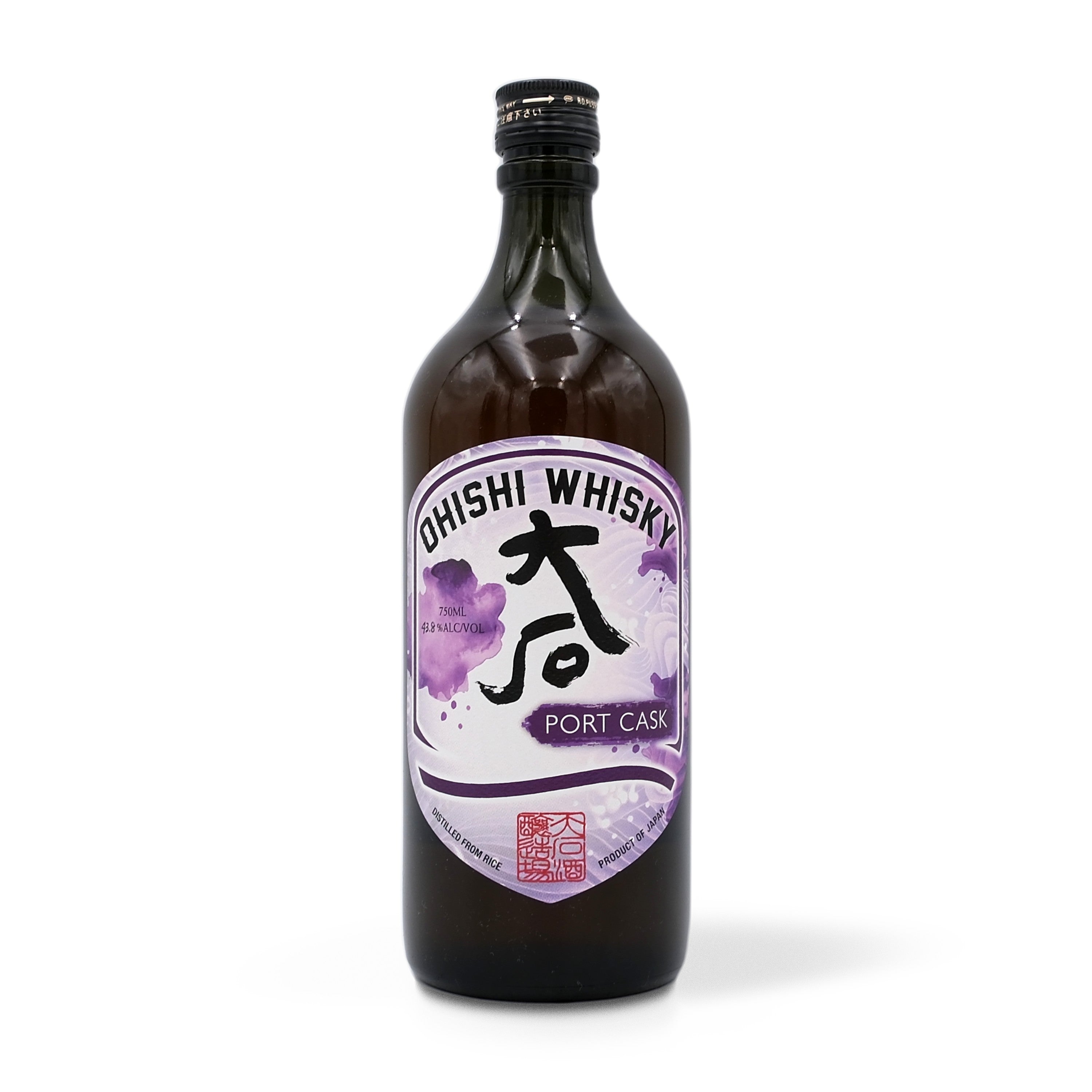 Ohishi Distillery, Port Cask whisky 87.6 Proof 750mL