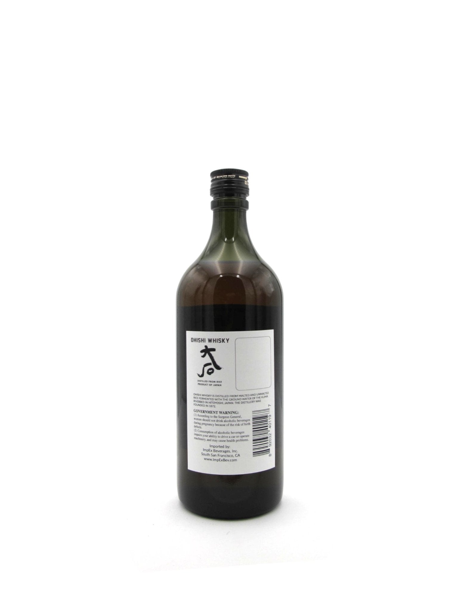 Ohishi Whisky 8yr Sherry Cask Finish 750ml
