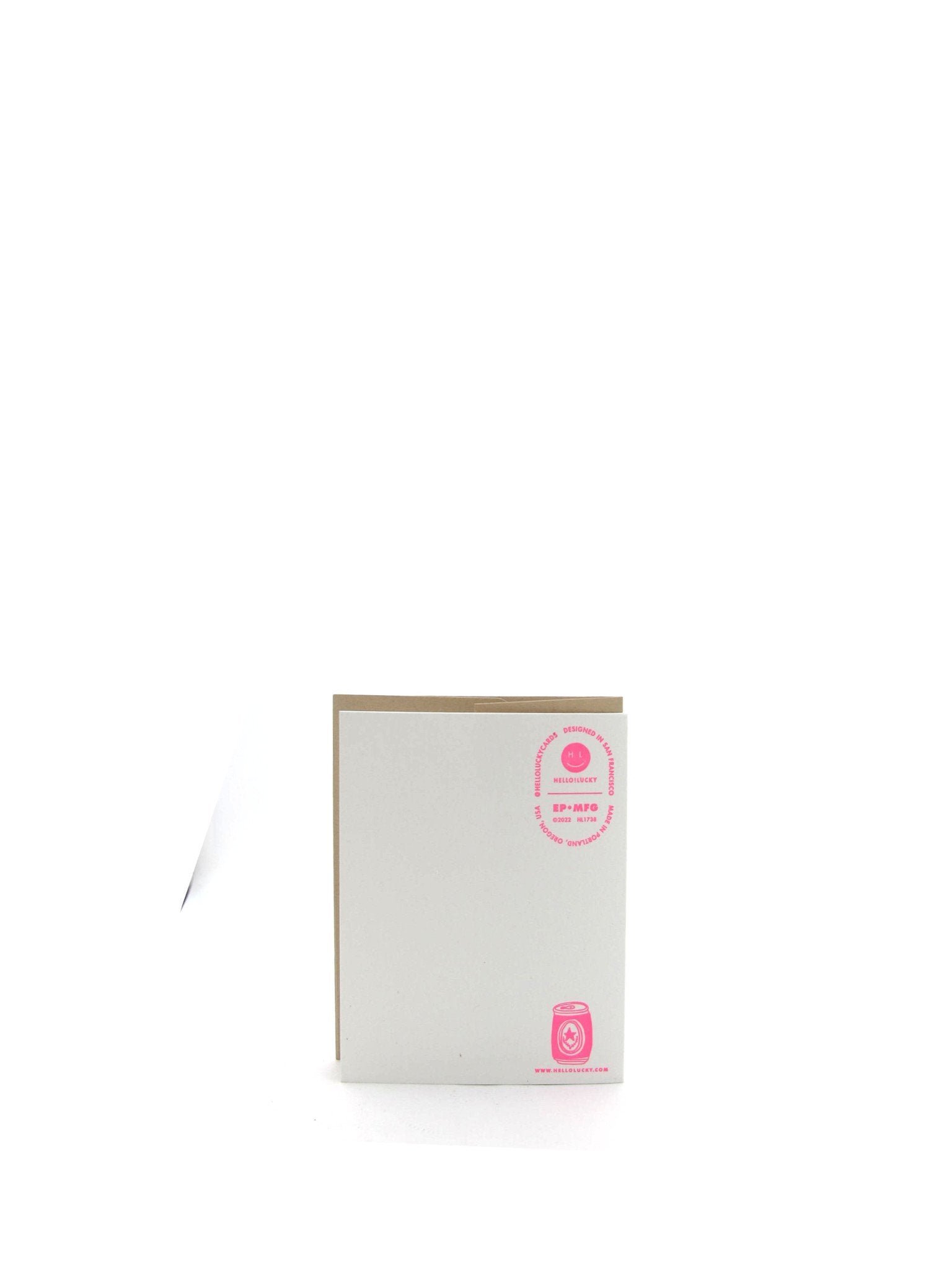 Bud Wiser Birthday Funny Letterpress Greeting Card