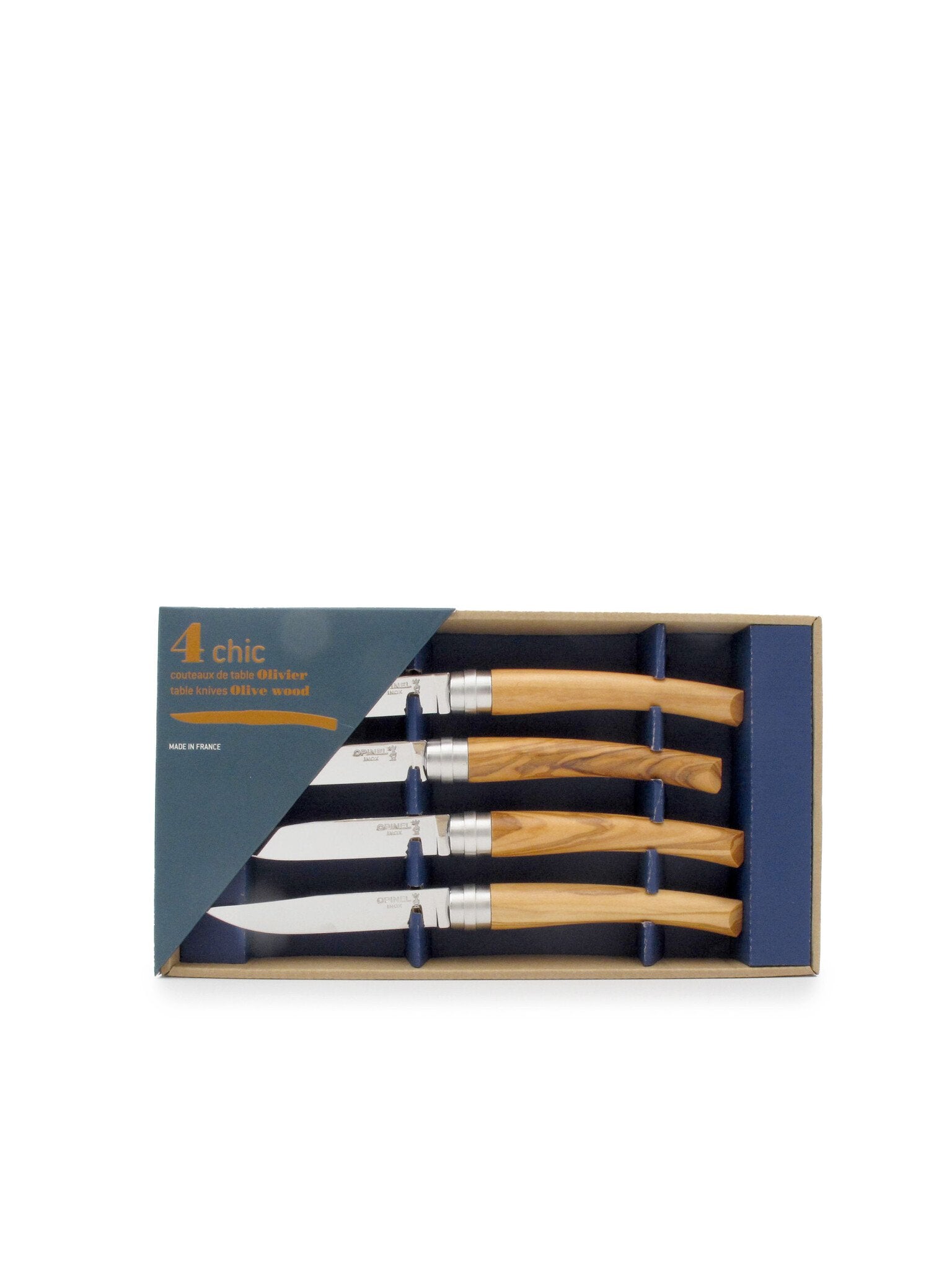 Opinel Table Chic Premium Wood Steak Knives