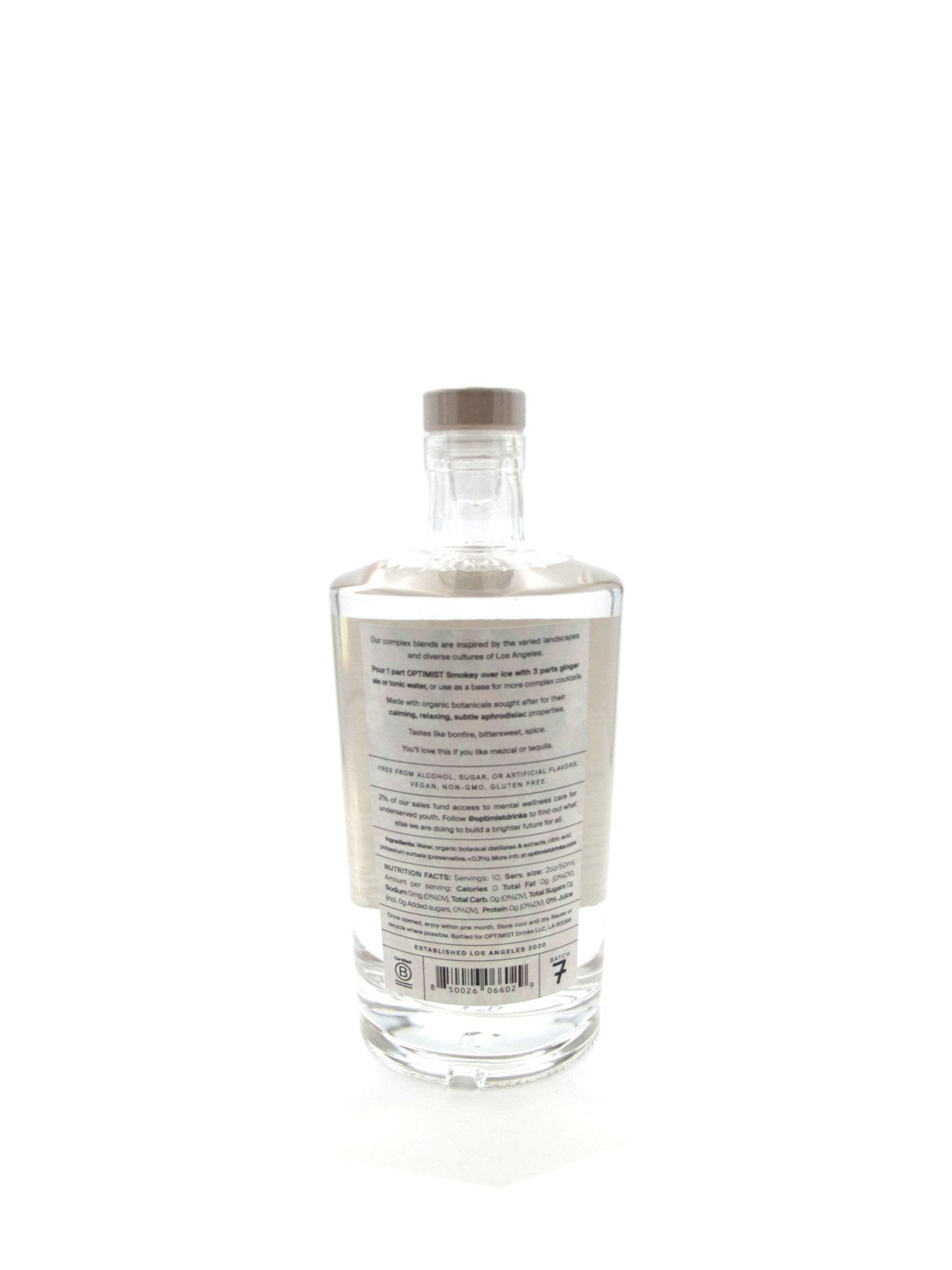 Optimist Botanicals Non-Alcoholic Spirit SMOKEY 750mL
