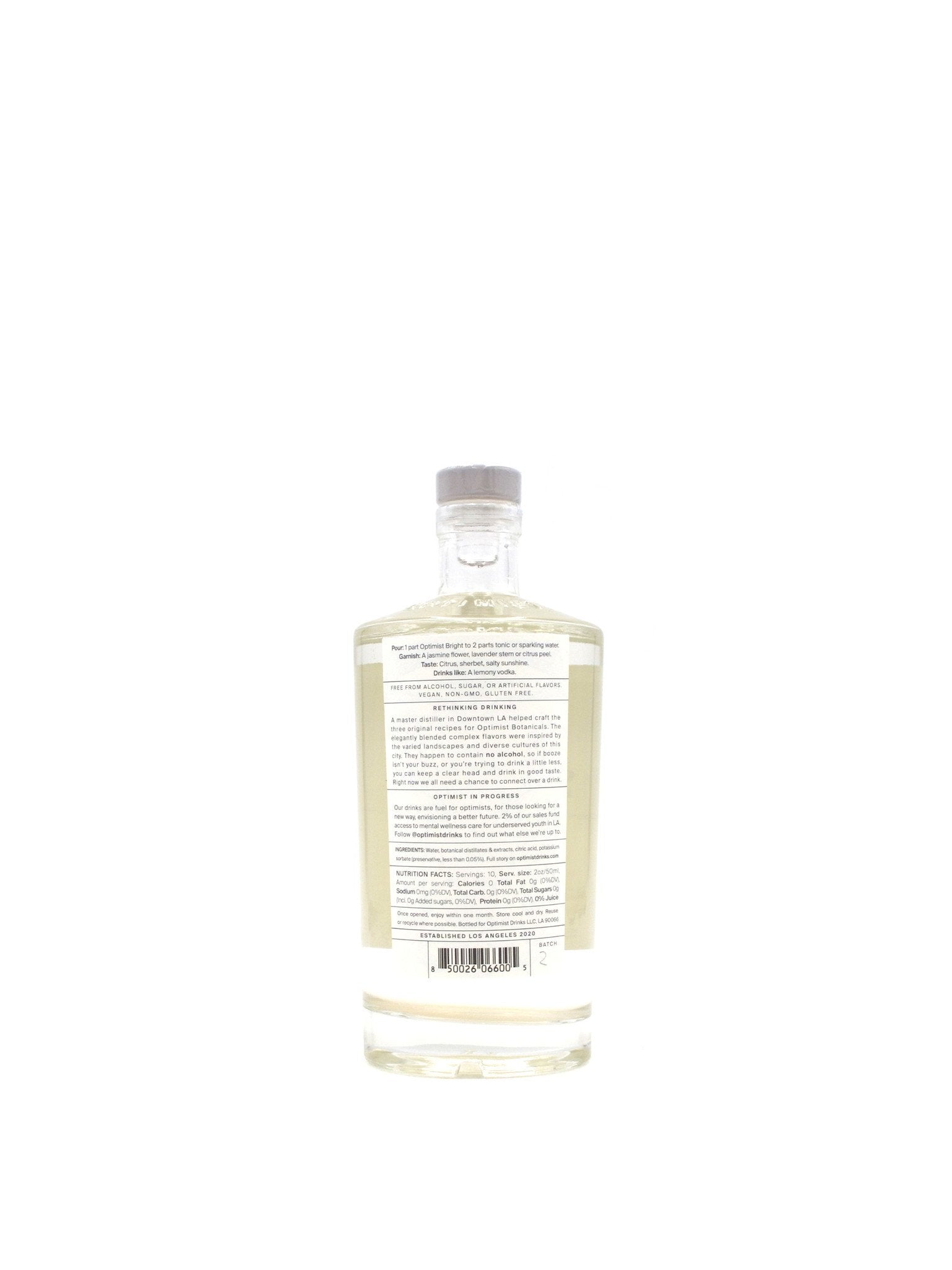 Optimist Botanicals Non-Alcoholic Spirit Bright 750mL