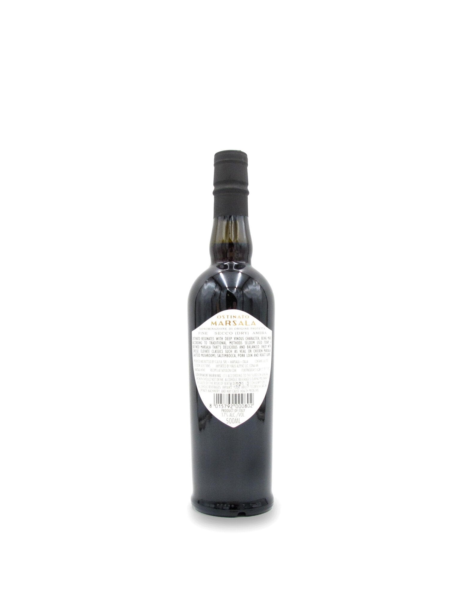 Ostinato Marsala Fine Ambro Secco 500ml
