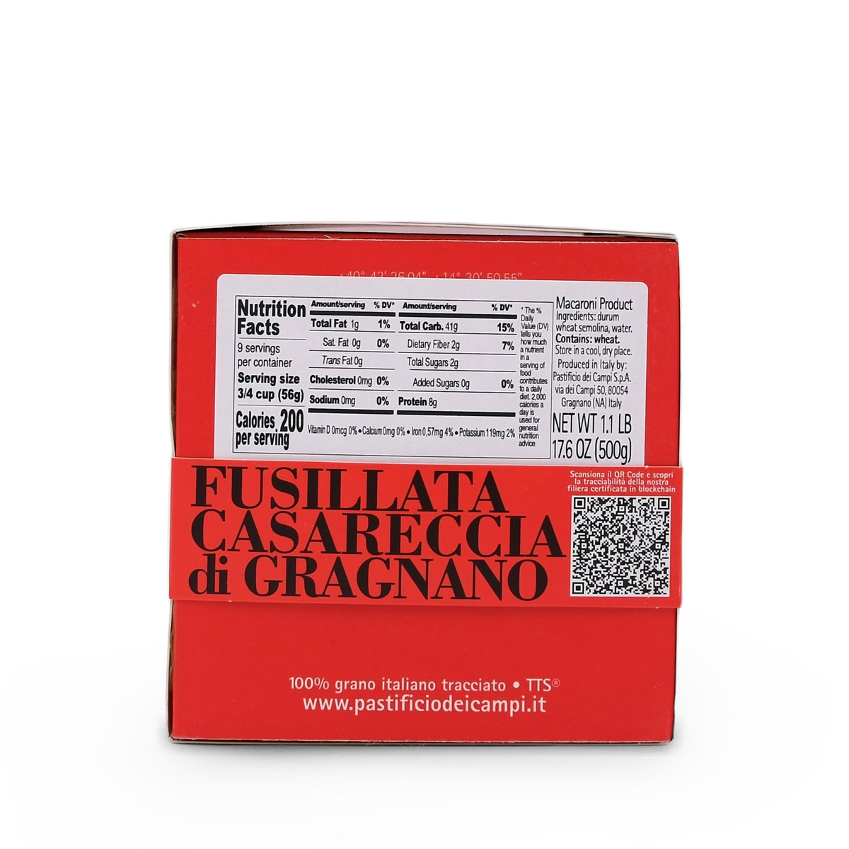 Pasta DEI Campi Fusillata Casareccia di Gragnano 500g