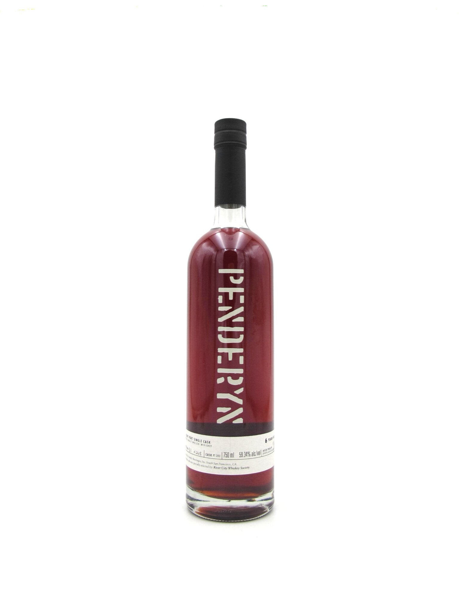 Penderyn ex-Ruby Port Single Cask Welsh Whiskey 750ml